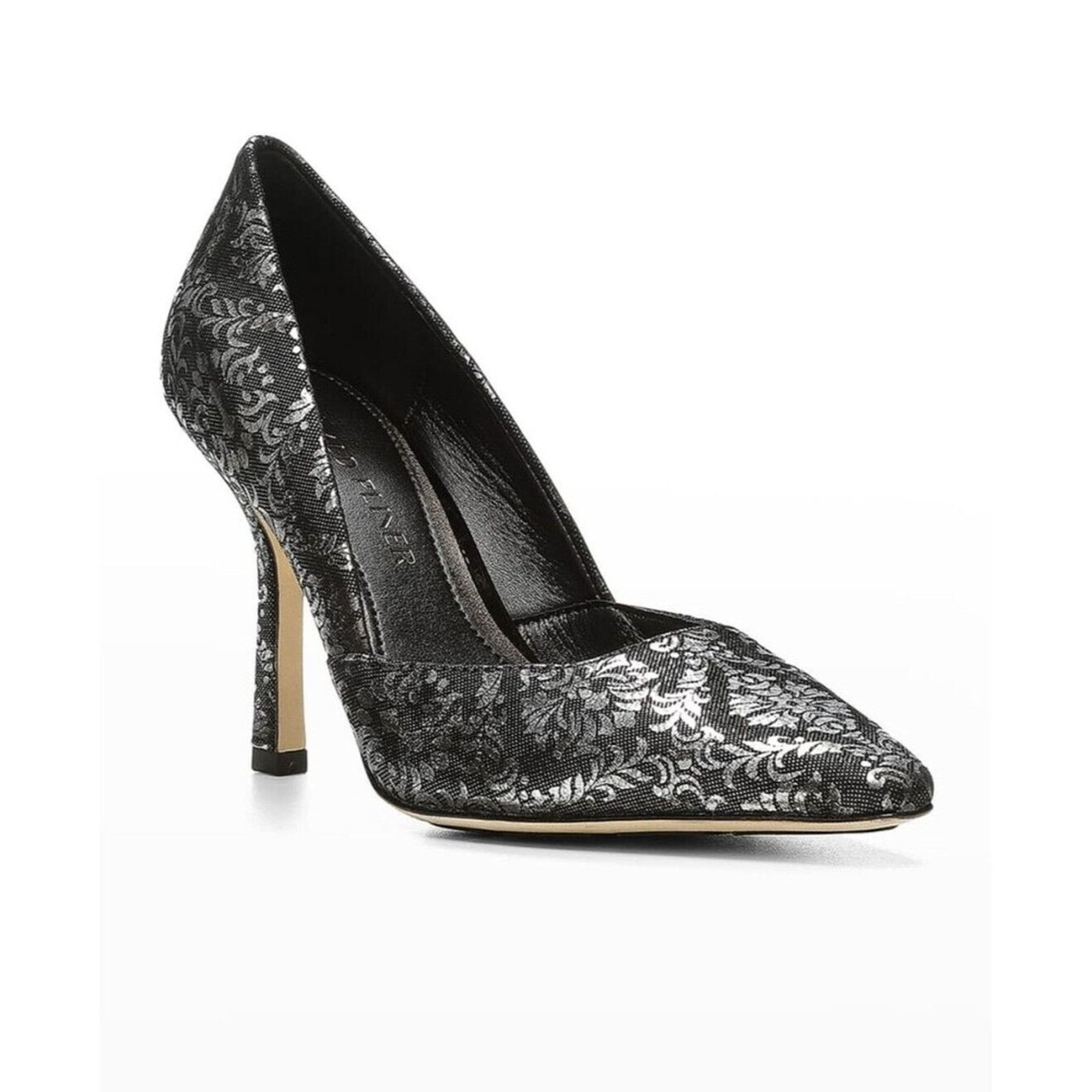 Donald Pliner Donald Pliner Pola Brocade Slip-On Metallic Heels 7.5M New! Size US 7.5 / IT 37.5 - 1 Thumbnail