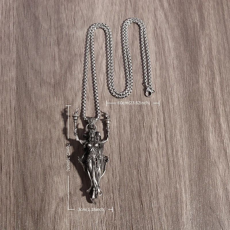 Jewelry Three Warrior Necklace Size ONE SIZE - 5 Thumbnail
