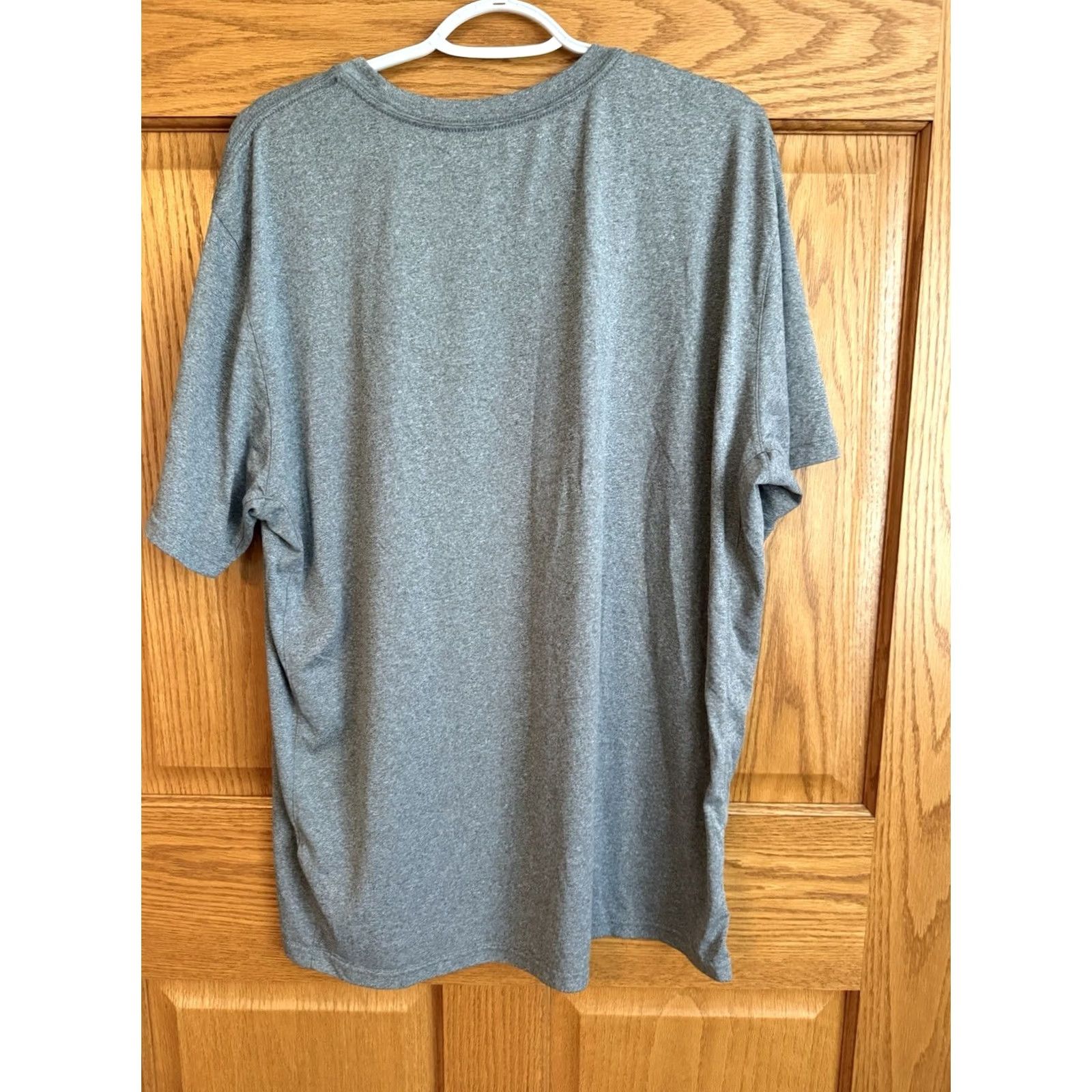 Nike Nike Dri Fit Mens XXL T Shirt Dark Gray Heather Basketball Baseball Football Sports Size US XXL / EU 58 / 5 - 2 Thumbnail