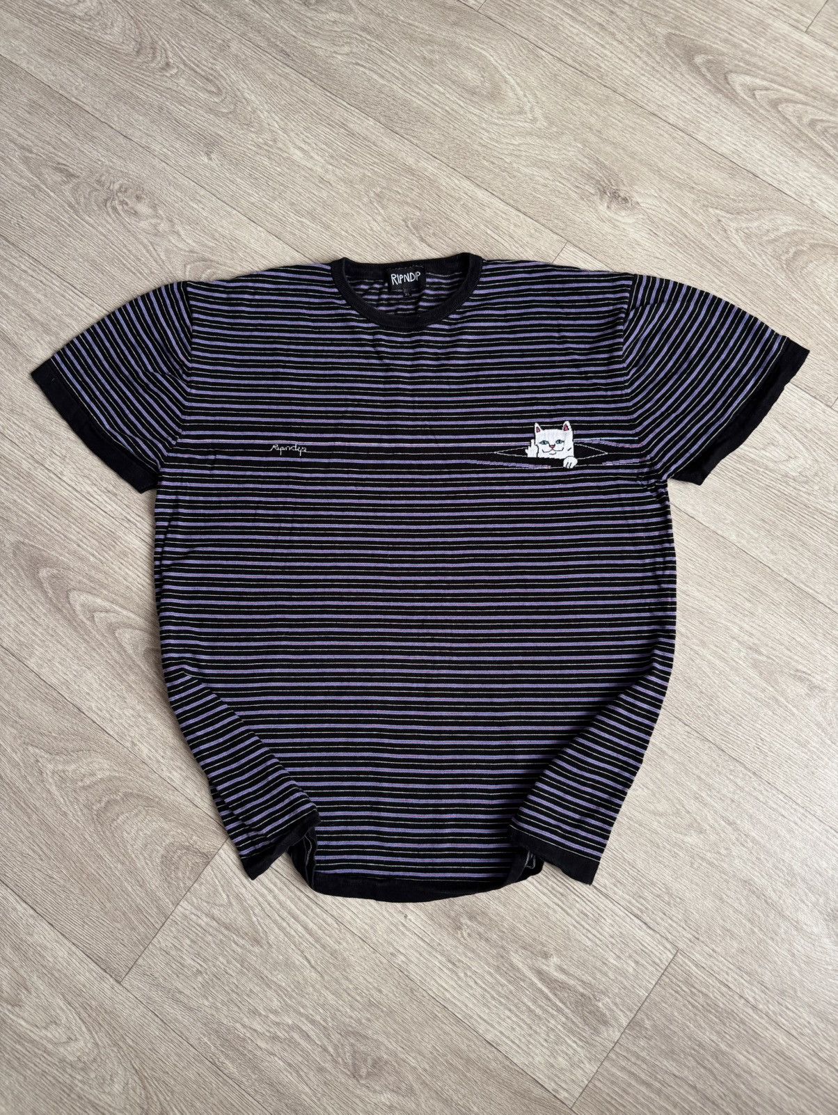 RIPNDIP 🔷RIPNDIP Peeking Nerm Jacquard Knitted T-shirt🔷 Size US XL / EU 56 / 4 - 1 Thumbnail