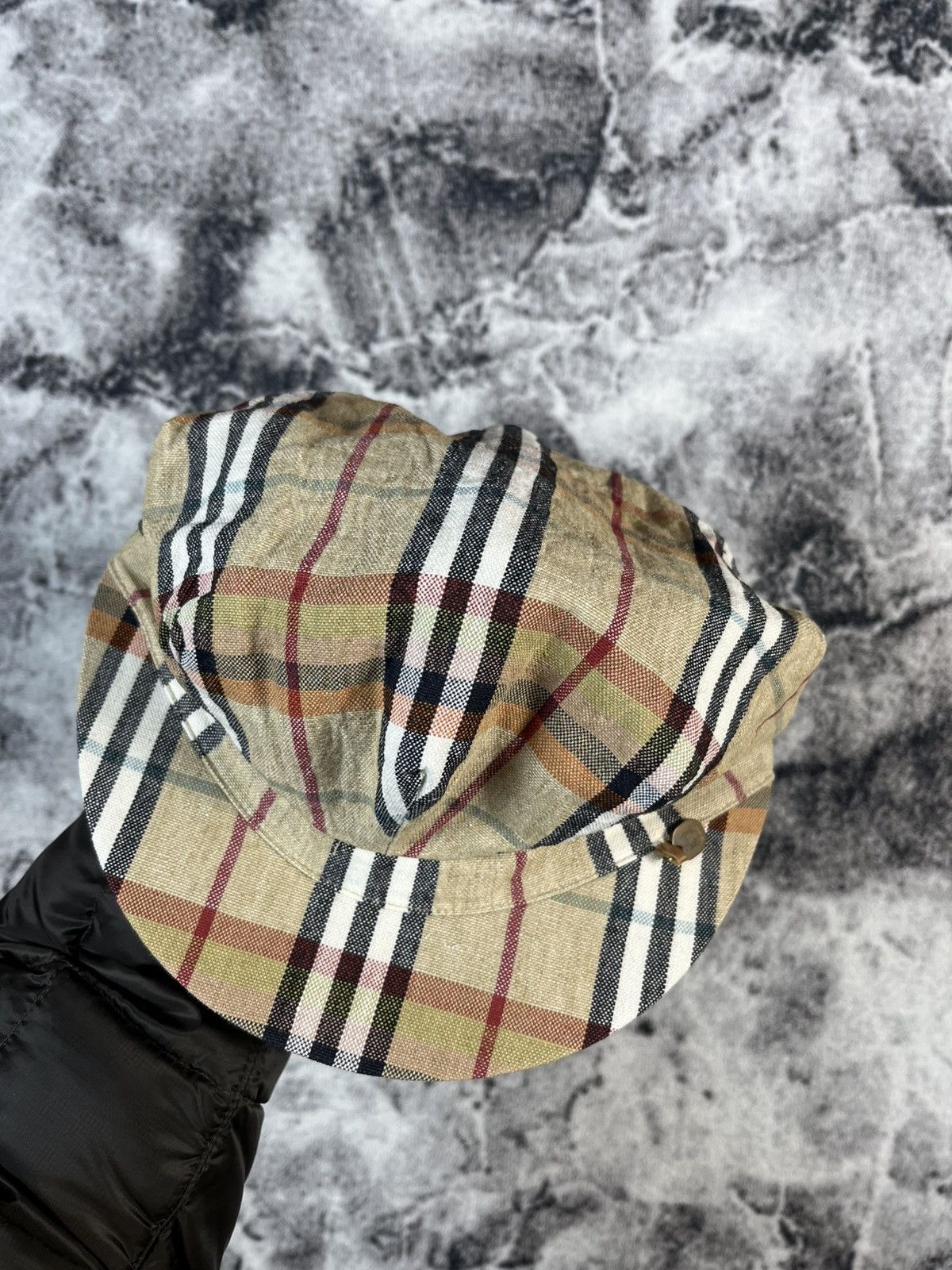 Burberry Burberry London Linen Check Cap Size ONE SIZE - 8 Thumbnail