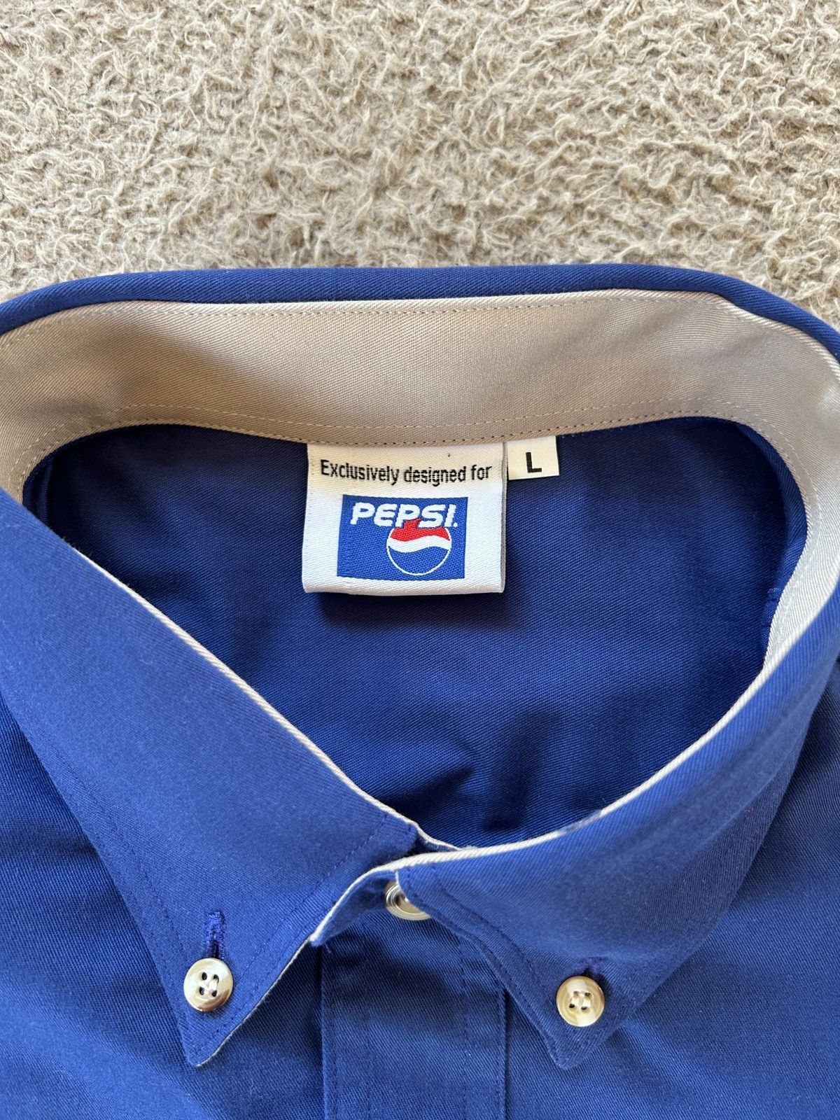 Pepsi Vintage Pepsi – “Exclusively Designed for Pepsi” Shirt Size US L / EU 52-54 / 3 - 3 Thumbnail