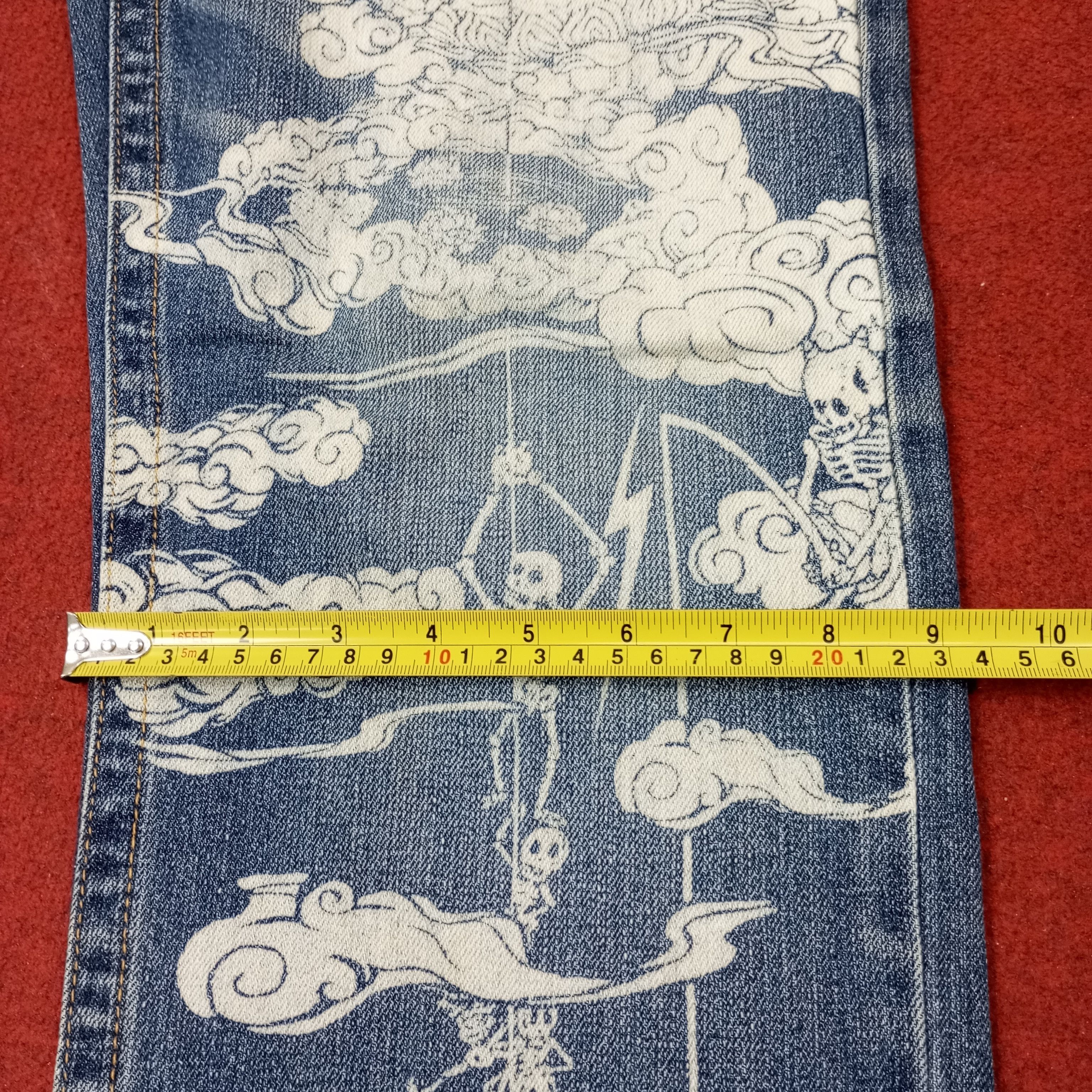 Japanese Brand Japanese Fashion Streetwear Style Art Design Jeans c252n24 Size US 36 / EU 52 - 10 Thumbnail