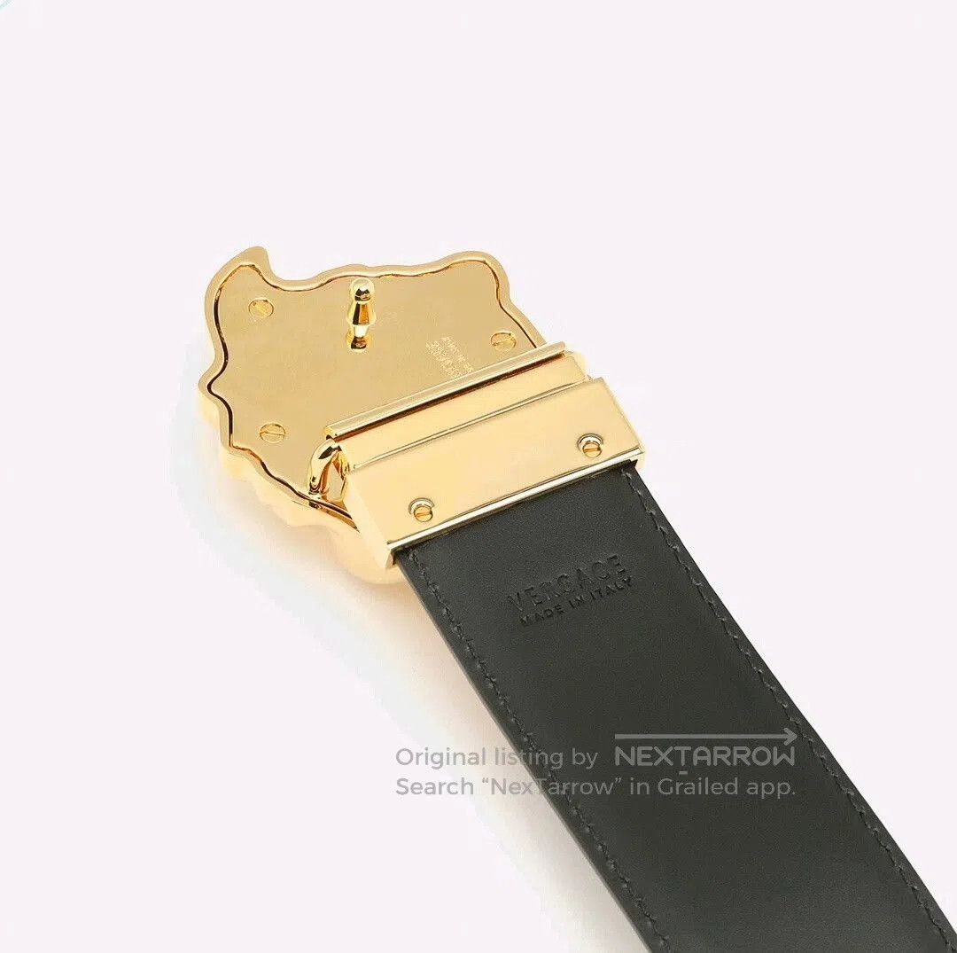 Versace Versace Baroque Print Medusa Logo Belt. Size ONE SIZE - 6 Thumbnail