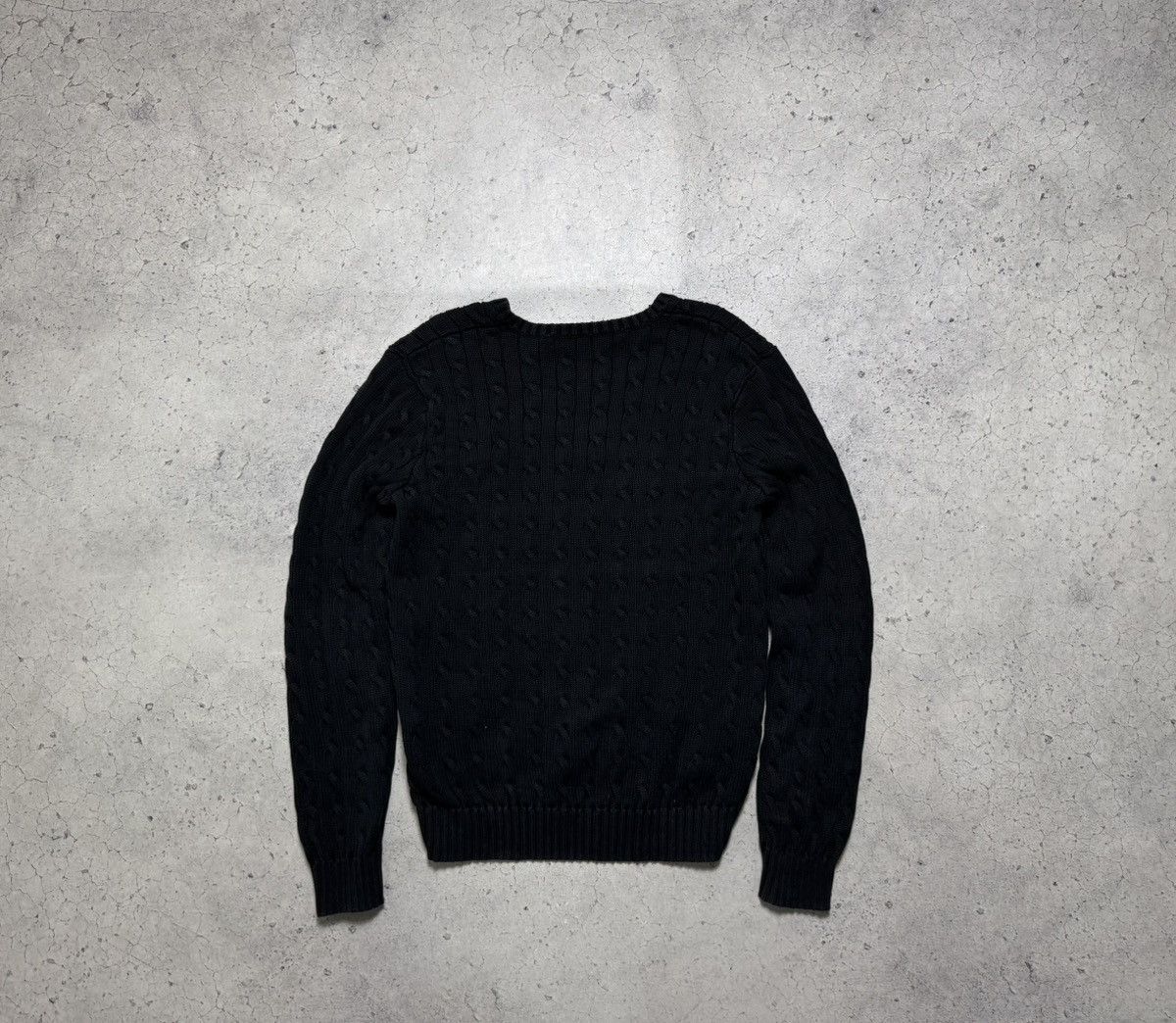 Polo Ralph Lauren Polo Ralph Lauren Sport Women’s Cable Knit Sweater Black Size XL / US 12-14 / IT 48-50 - 9 Thumbnail