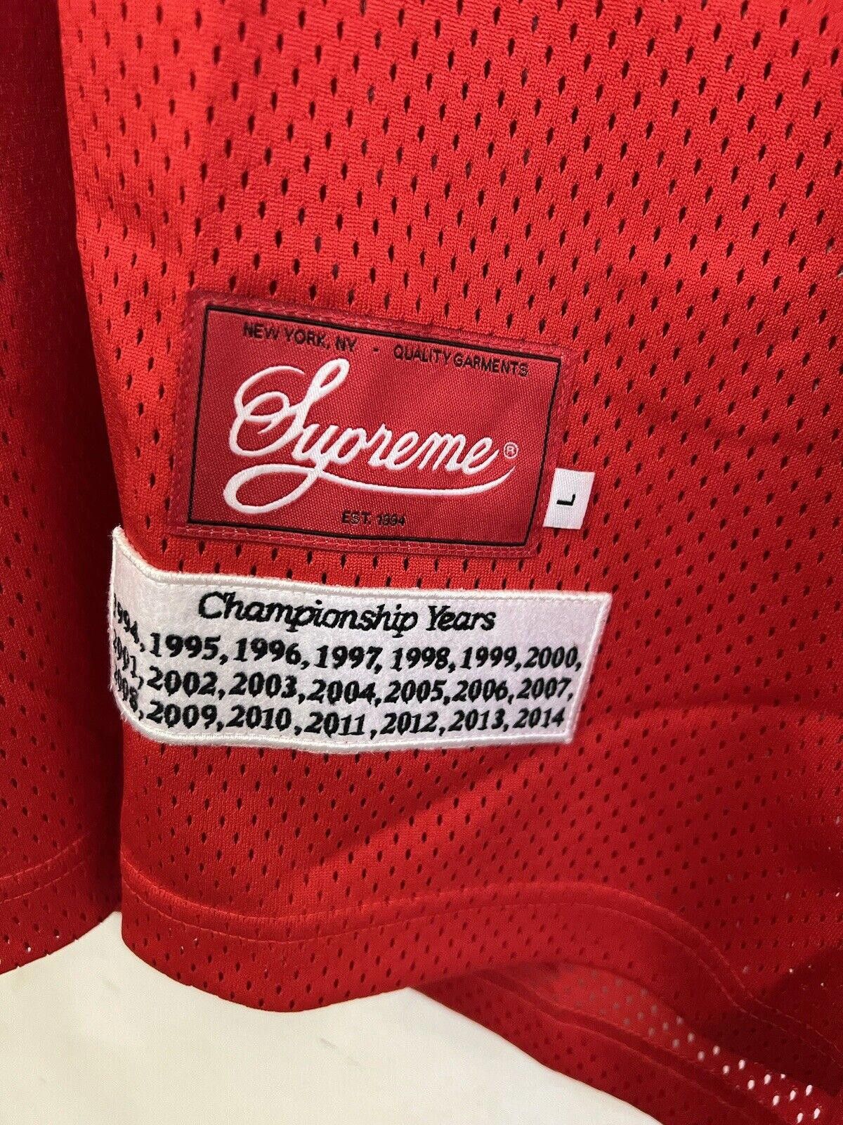 Supreme SS14 SUPREME CHAMPIONSHIP YEARS FOOTBALL TOP JERSEY Size US L / EU 52-54 / 3 - 5 Thumbnail