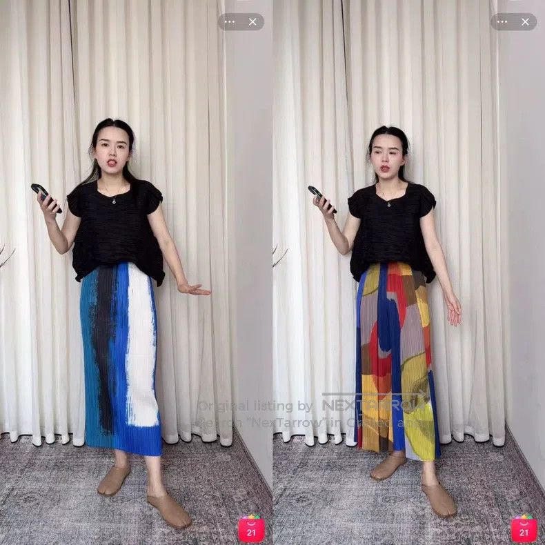 Issey Miyake Issey Miyake Color Block Pants Size 26" / US 2 / IT 38 - 5 Thumbnail