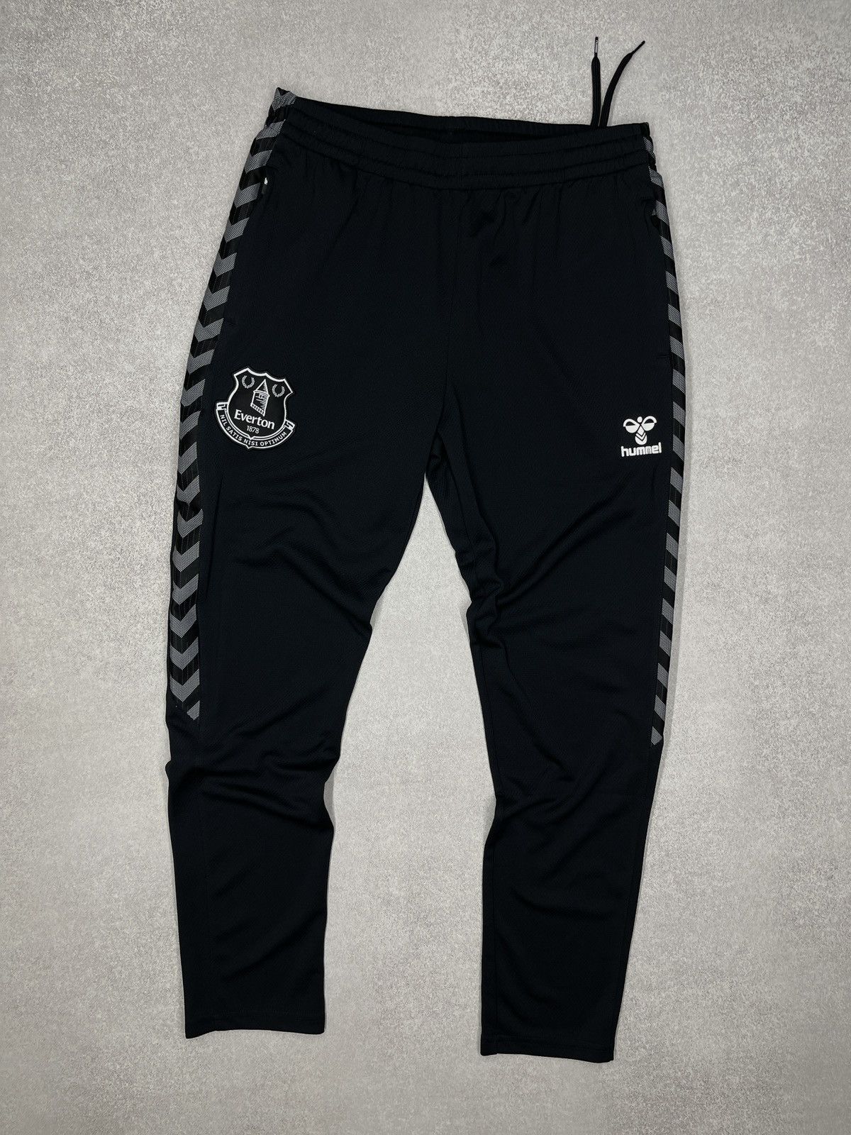 Hummel Mens Hummel Everton Football Sweatpants Black Soccer Size M Size US 32 / EU 48 - 2 Thumbnail