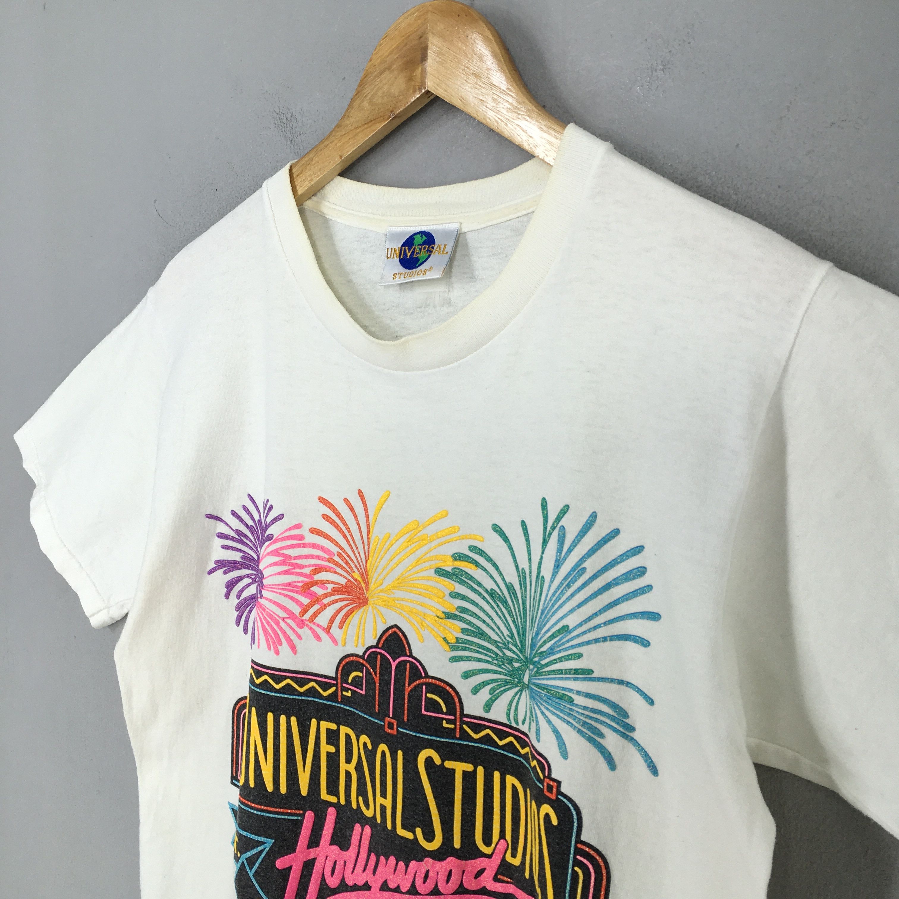 Universal Studios Vintage Universal Studios Hollywood Usa White T shirt Medium Size US M / EU 48-50 / 2 - 4 Thumbnail