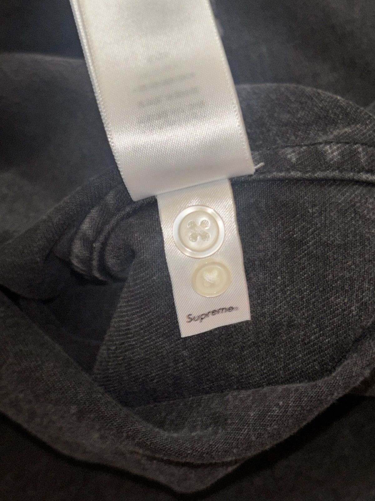 Supreme Supreme FW21 Appliqué Denim Shirt Size US L / EU 52-54 / 3 - 7 Thumbnail