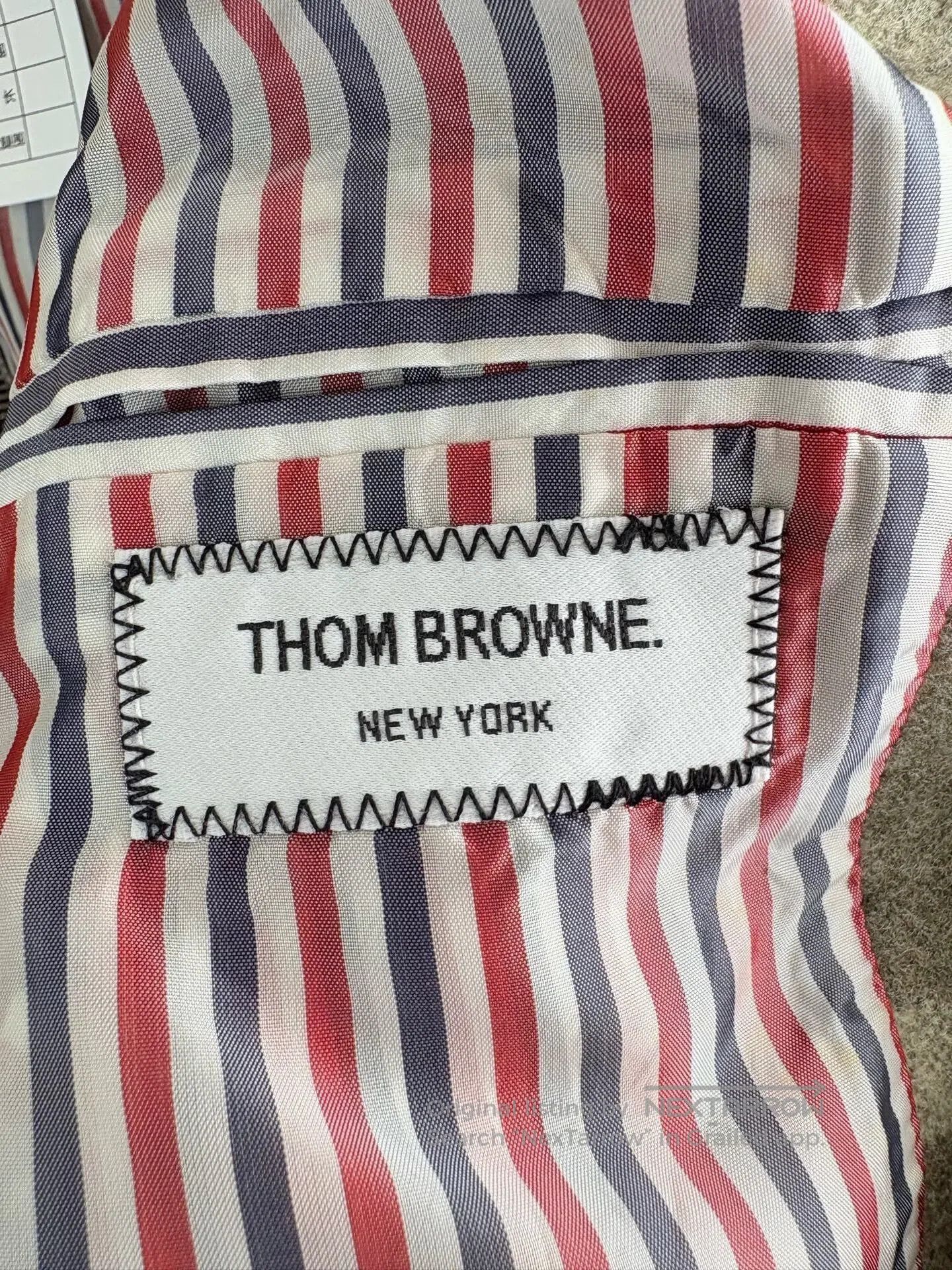 Thom Browne THOM BROWNE Wool Leather Baseball Jacket. Size US S / EU 44-46 / 1 - 3 Thumbnail