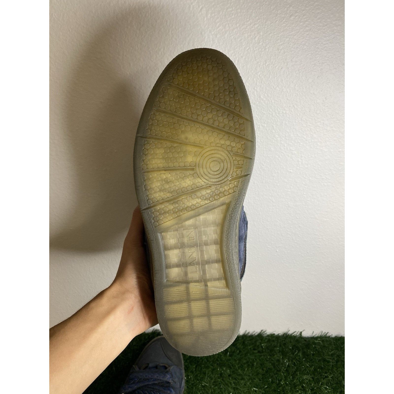 Lanvin Lanvin Curb Sneakers “ Navy Blue “ | Size 43 EU ( 10 US ) Size US 10 / EU 43 - 12 Thumbnail