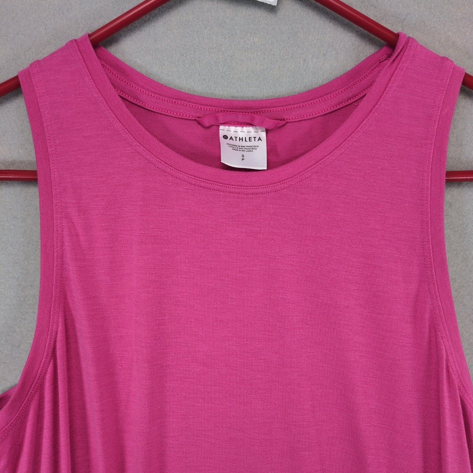 Athleta Athleta Air Out Cinch Tank Salvia Pink Tunic Cami Top S Size S / US 4 / IT 40 - 6 Thumbnail