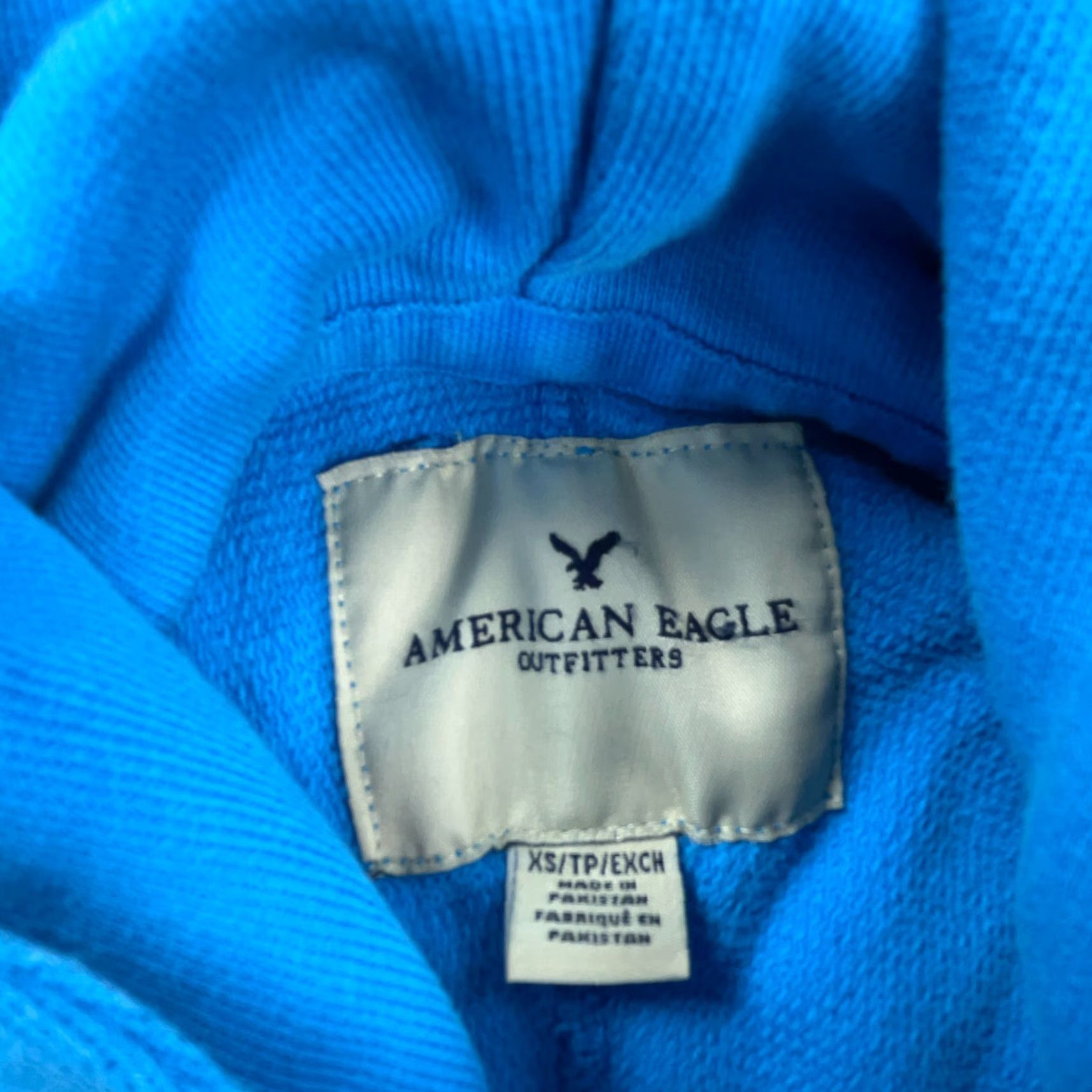 American Eagle Outfitters VINTAGE American Eagle Hoodie Men XS Blue Sweatshirt Sweater Spell Out Retro Adult AEO Size US XS / EU 42 / 0 - 3 Thumbnail