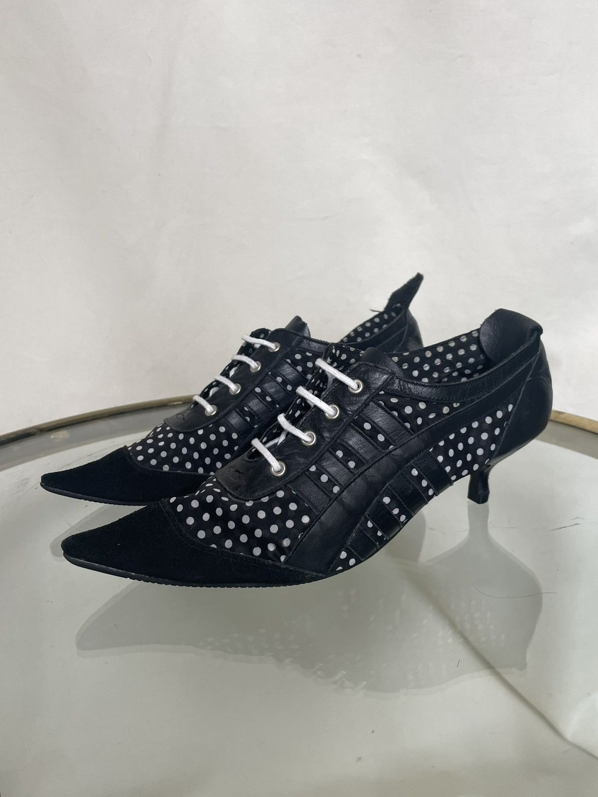 Comme des Garcons × Junya Watanabe JUNYA WATANABE X COMME DES GARÇONS S/S 2004 SPORTY HEELS Size US 7 / IT 37 - 1 Thumbnail