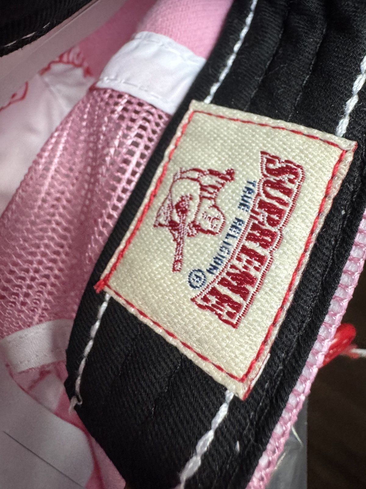 Supreme × True Religion PINK Supreme True Religion Black 6-Panel Hat One Size ❤️✅ NEW Size ONE SIZE - 4 Thumbnail