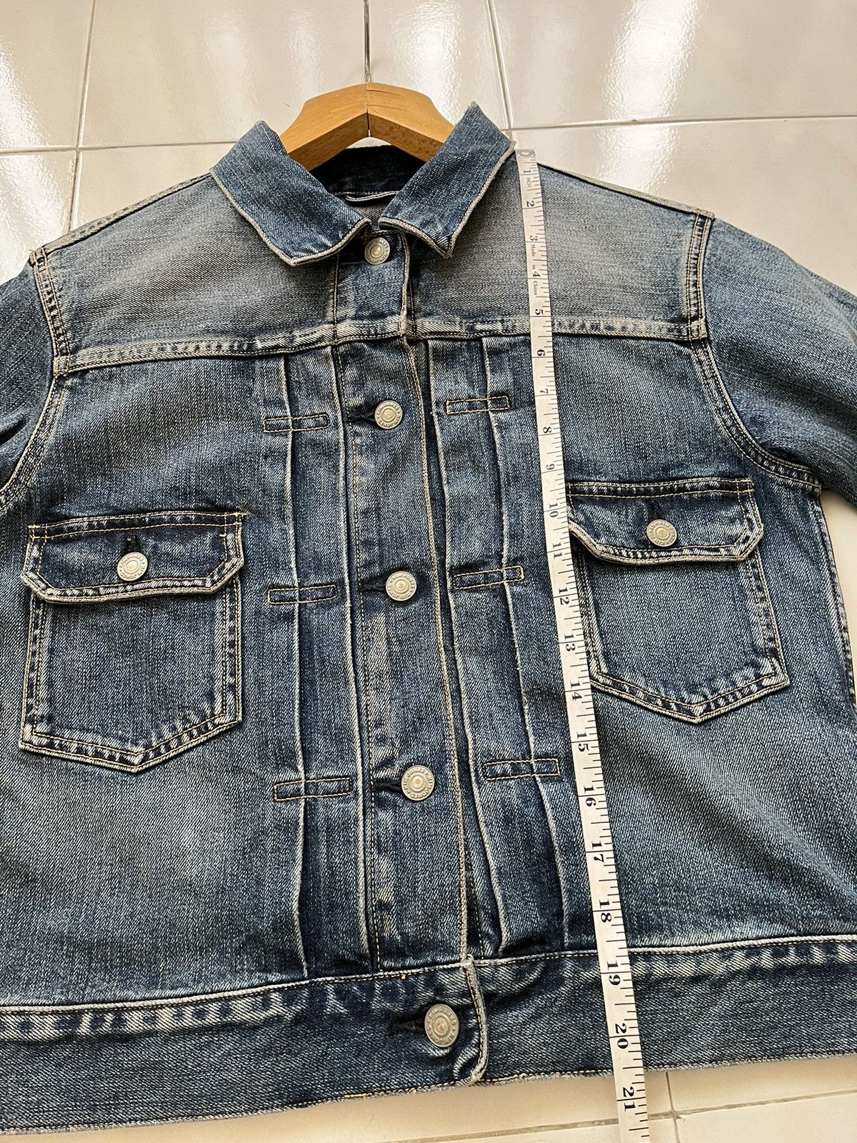 Kim Jones Kim Jones GU Denim Jacket Size XS / US 0-2 / IT 36-38 - 10 Thumbnail