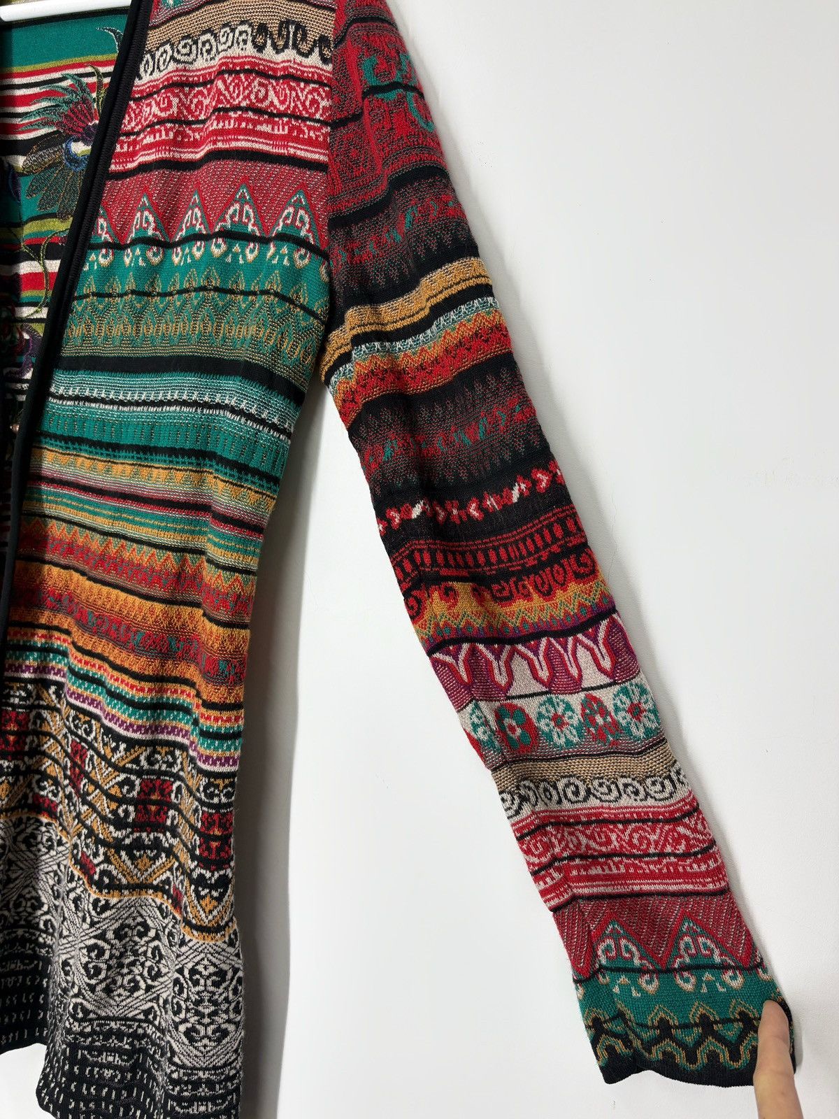 Other Ivko Floral Embroidery Avant Garde Luxury Cardigan Sweater Size S / US 4 / IT 40 - 9 Thumbnail