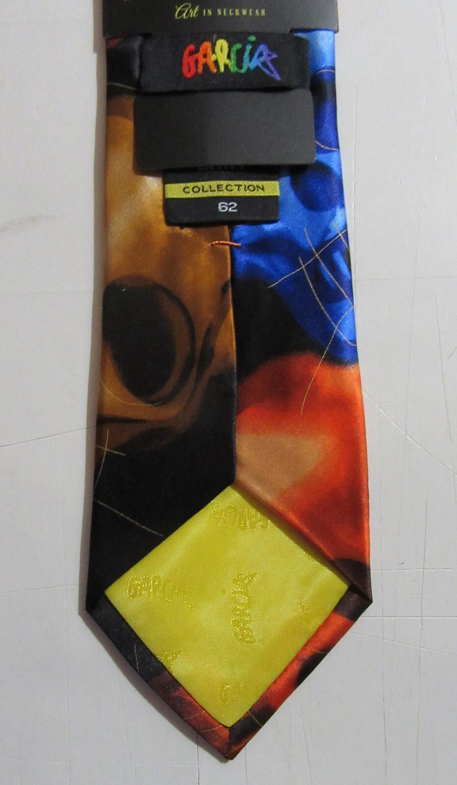Designer Jerry Garcia 62 Plague Entity Skull Neck Tie Blue Green Size ONE SIZE - 12 Thumbnail