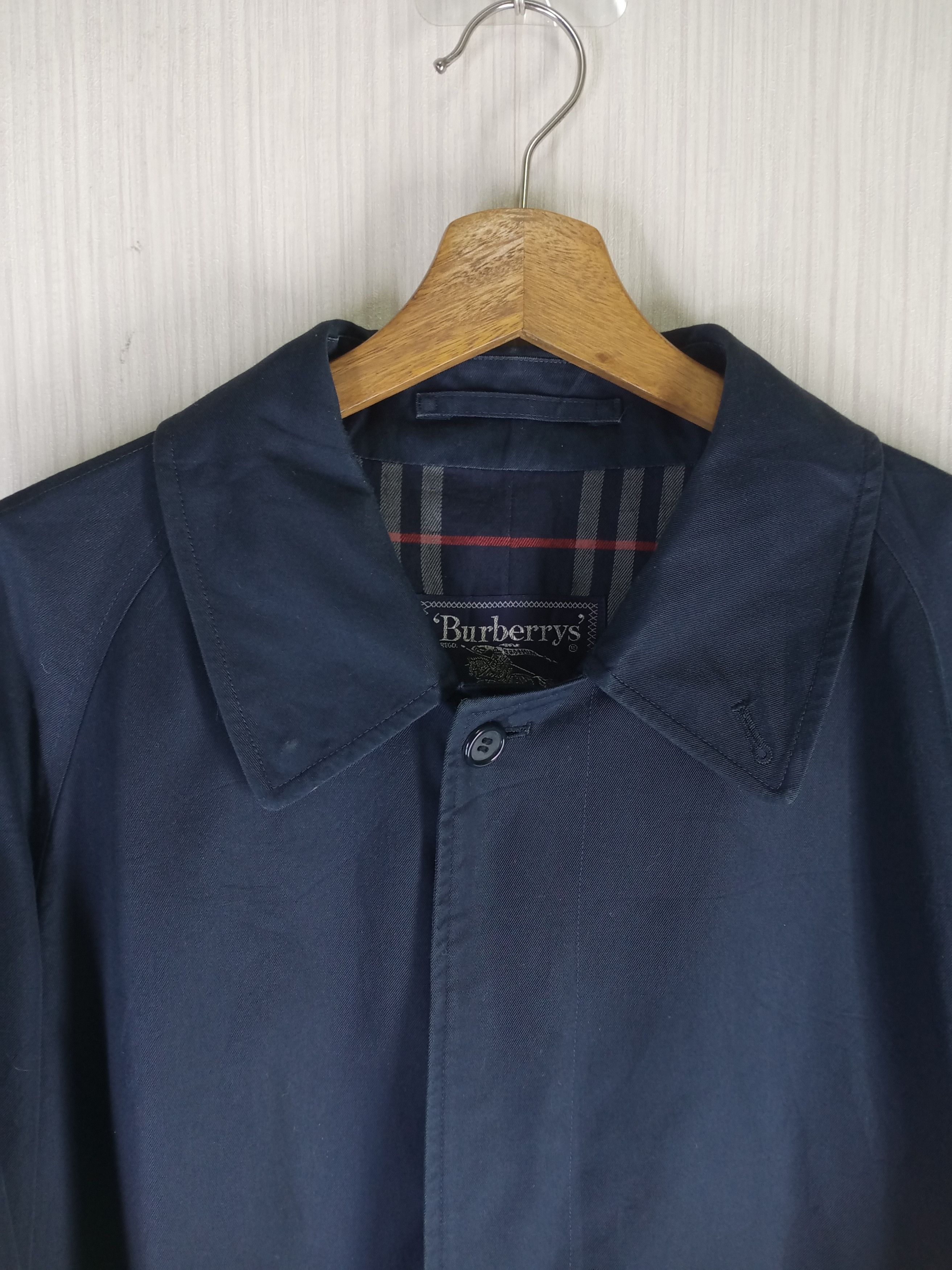 Burberry Rare Vintage Burberrys London Nova Check Trench Coat Size US XL / EU 56 / 4 - 4 Thumbnail