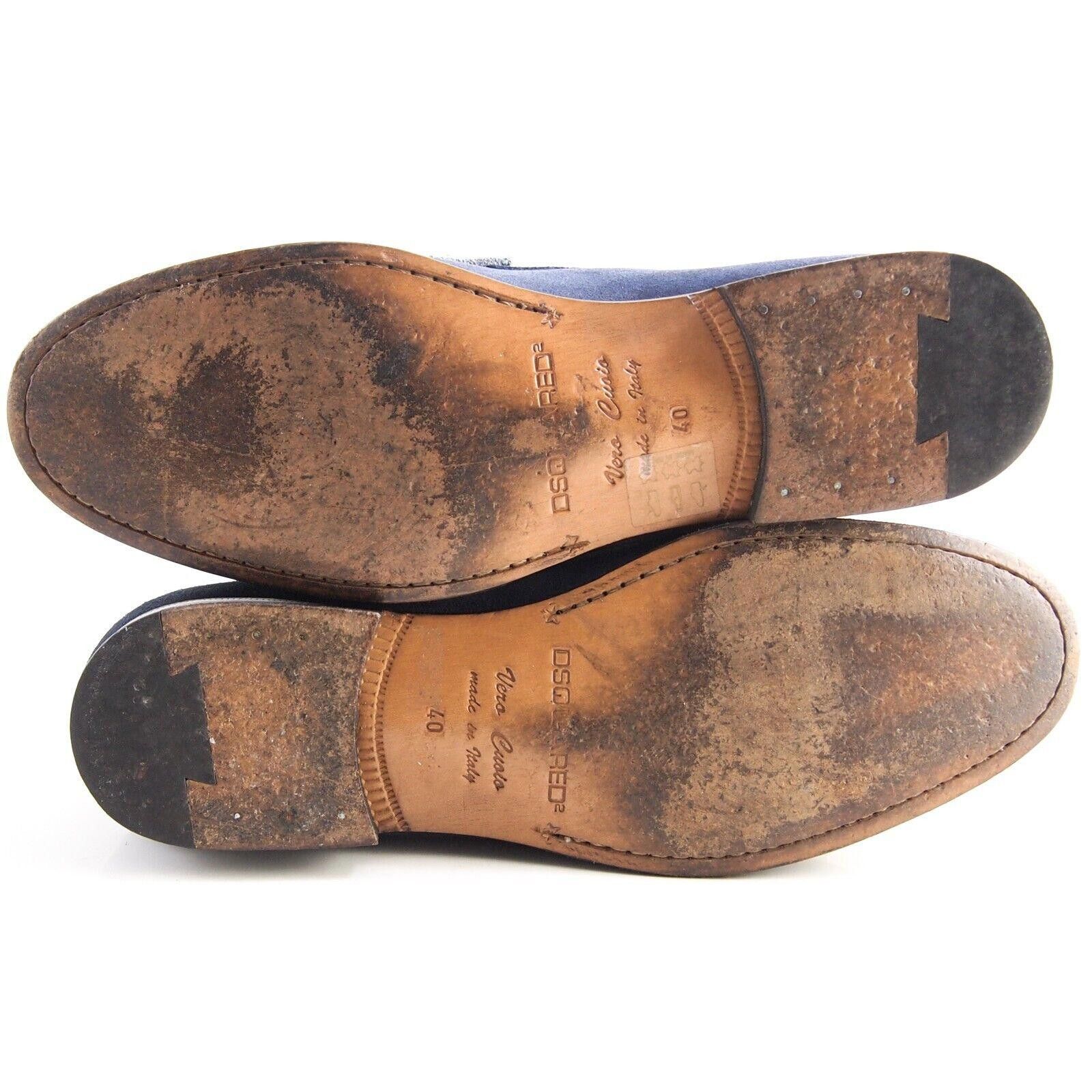 Dsquared2 Dsquared2 Penny Loafers White Blue Suede Mens EU 40 US 7 Size US 7 / EU 40 - 8 Thumbnail