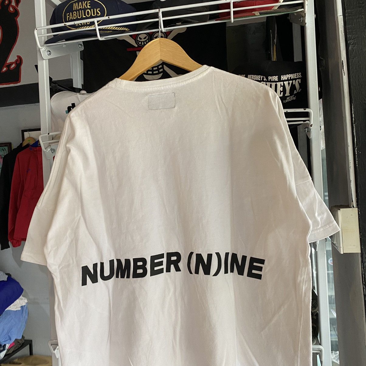 Number (N)ine Rare NUMBER (N)INE Big Spellout Pocket Tee Tshirt Size US S / EU 44-46 / 1 - 3 Thumbnail