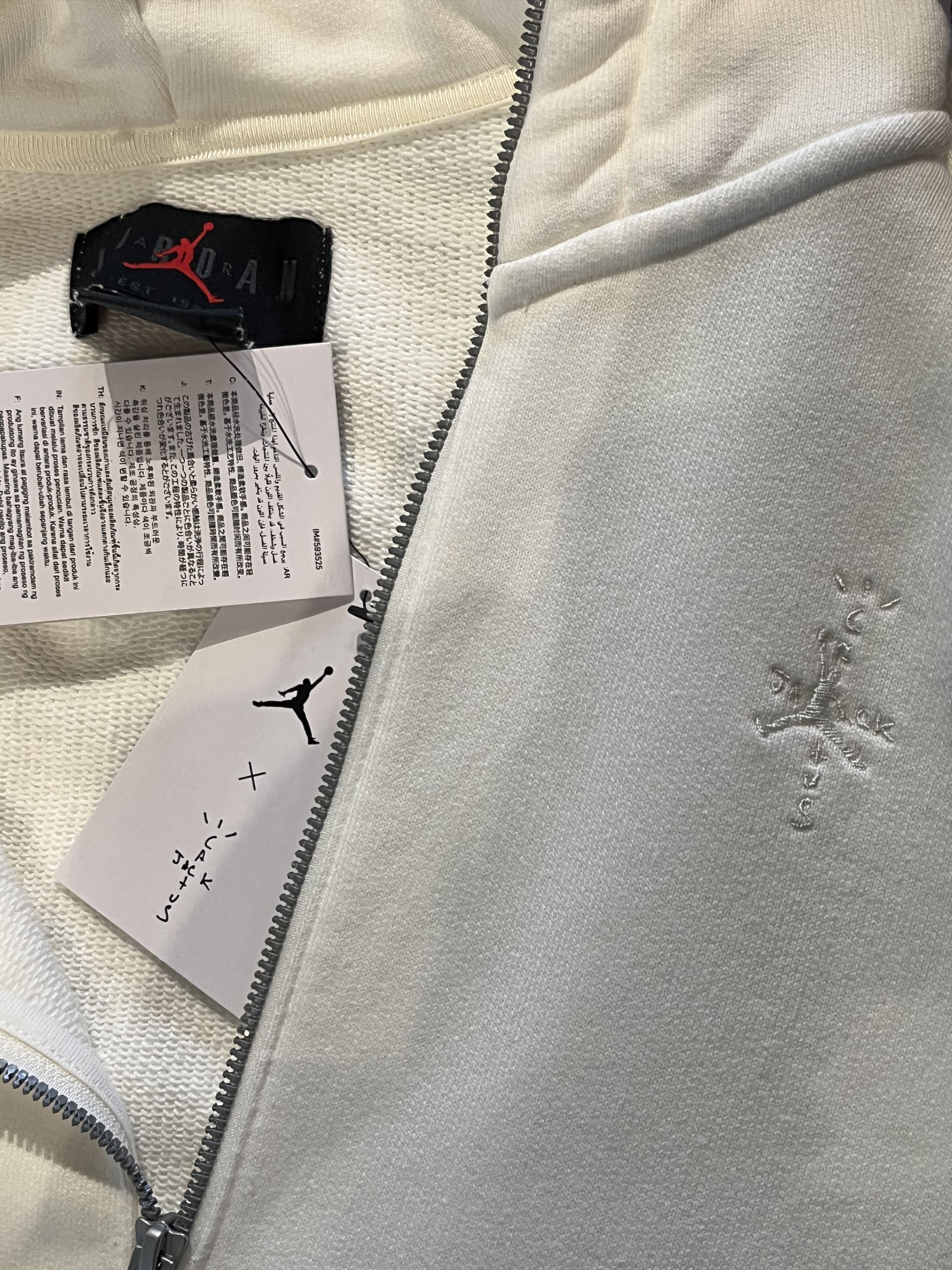 Jordan Brand × Travis Scott Jordan x Travis Scott Full Zip Hoodie Size US L / EU 52-54 / 3 - 4 Thumbnail