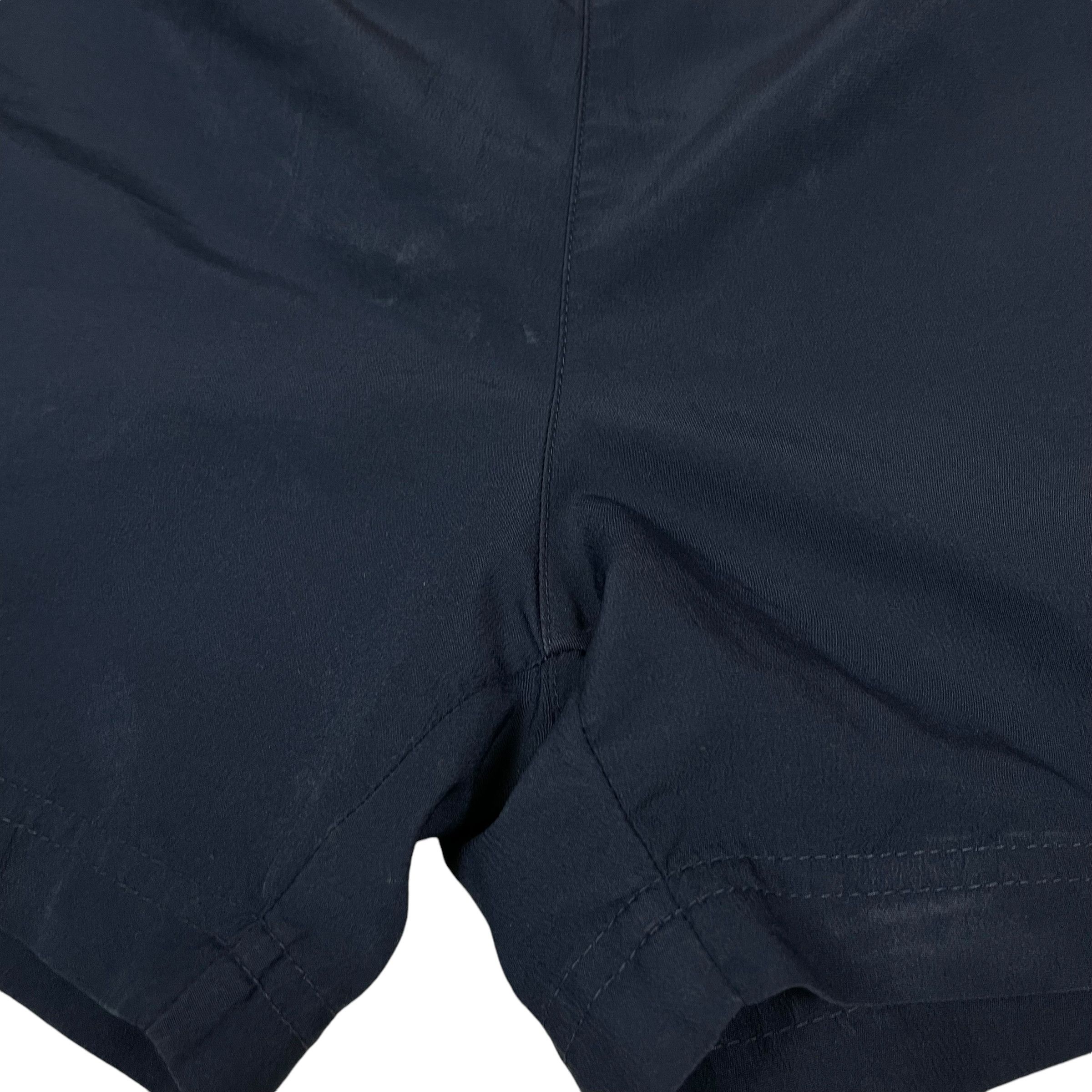 Nike × Vintage Nike Men's Navy Hight Rise Drawstring Sports Short Medium Size US 30 / EU 46 - 3 Thumbnail