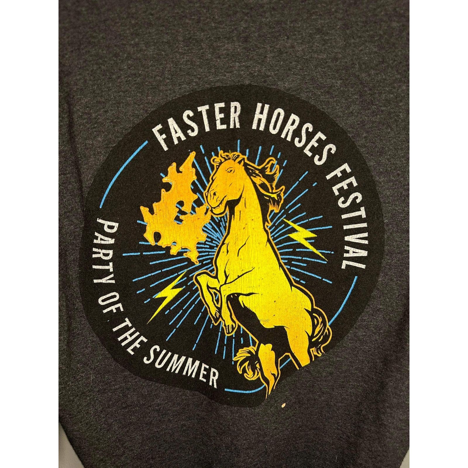 Other Faster Horses Festival Full Zip Hoodie Fleece Jacket Gray S Size S / US 4 / IT 40 - 8 Thumbnail