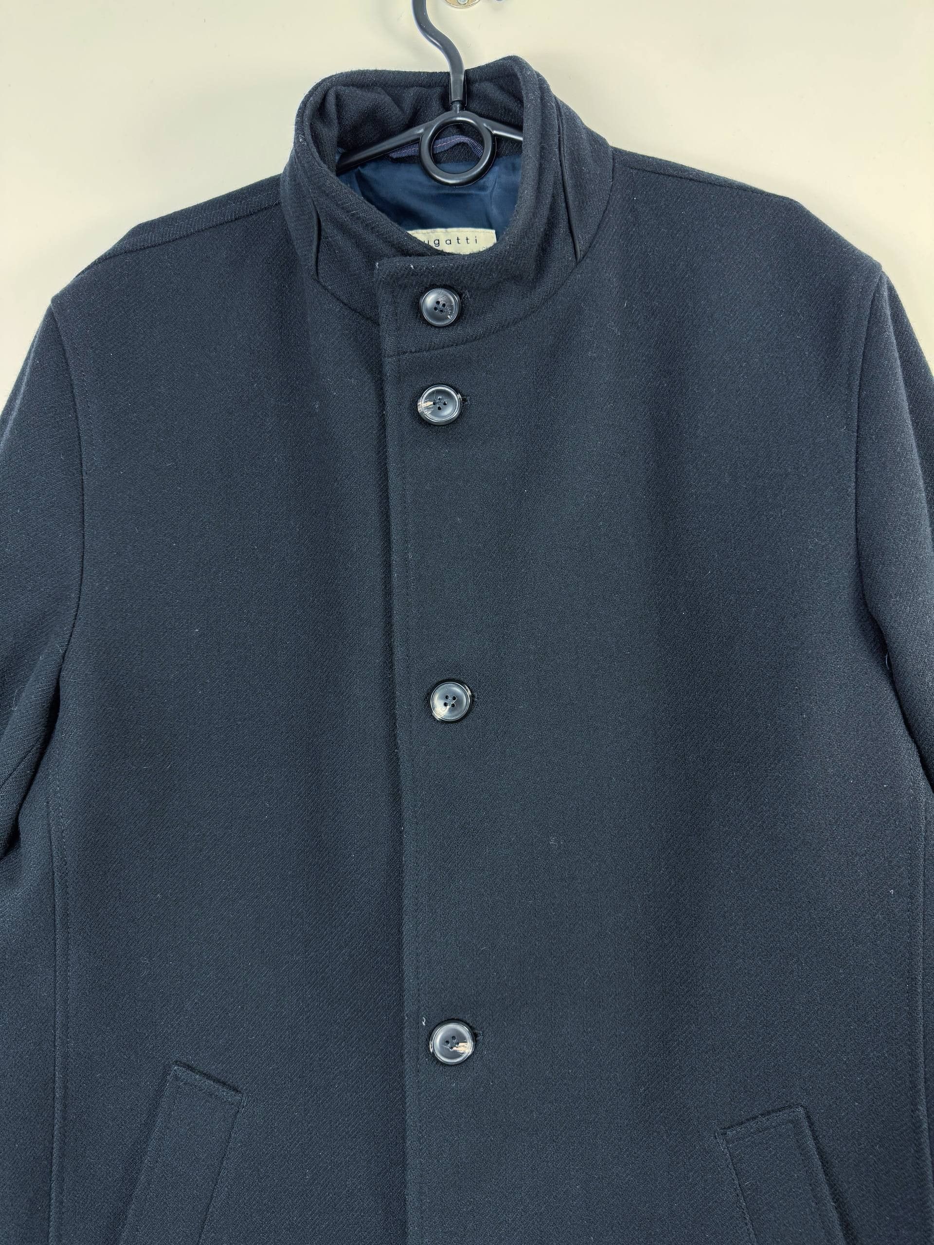 Bugatti Bugatti Wool Coat Navy Mens Size L/XL Size US L / EU 52-54 / 3 - 2 Thumbnail