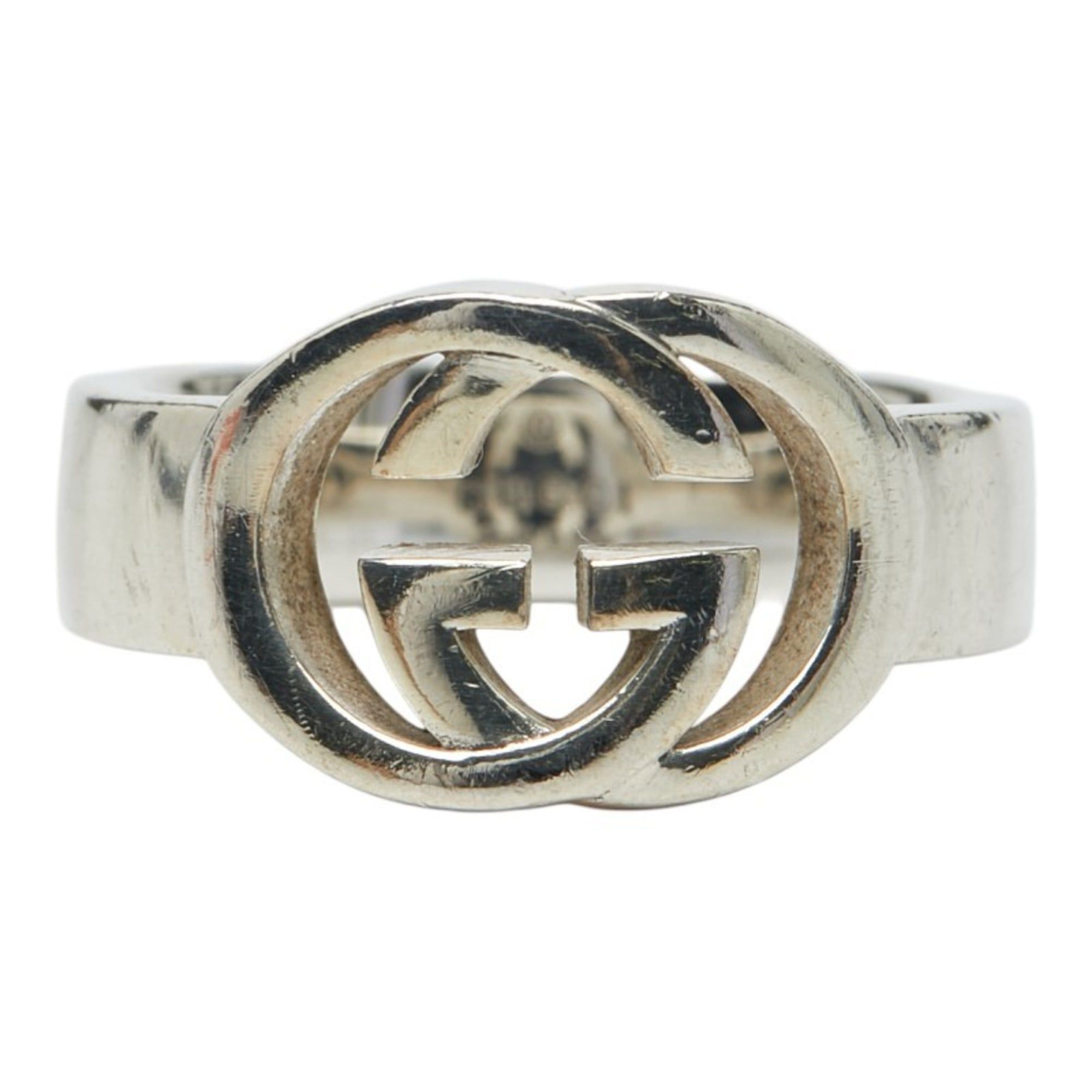 Gucci Gucci Interlocking G Ring, Size #9, SV925 Silver, Women's GUCCI Size ONE SIZE - 1 Thumbnail