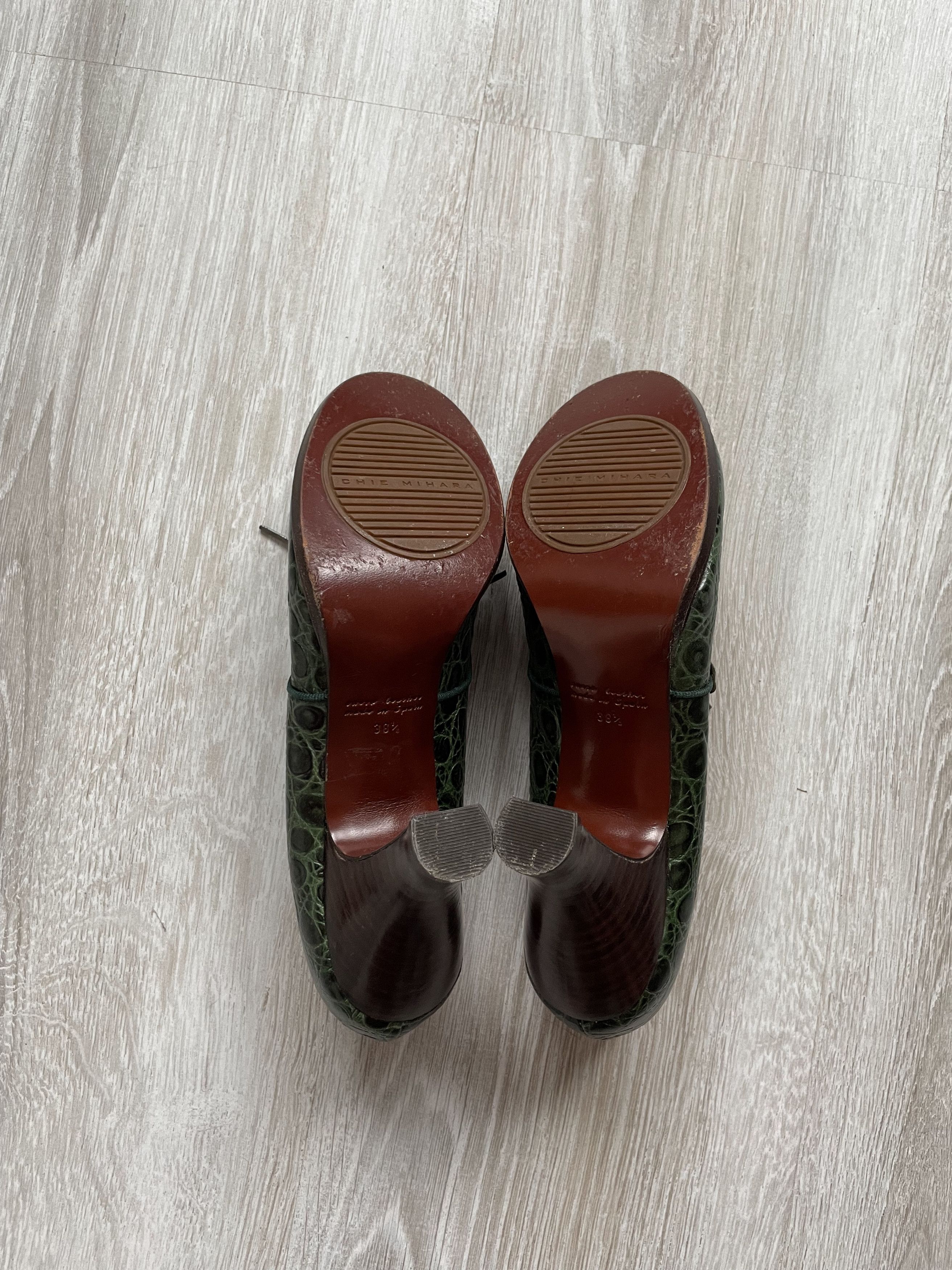 Vintage Chie Mihara Depoi in Emerald Green Size US 8.5 / IT 38.5 - 5 Thumbnail