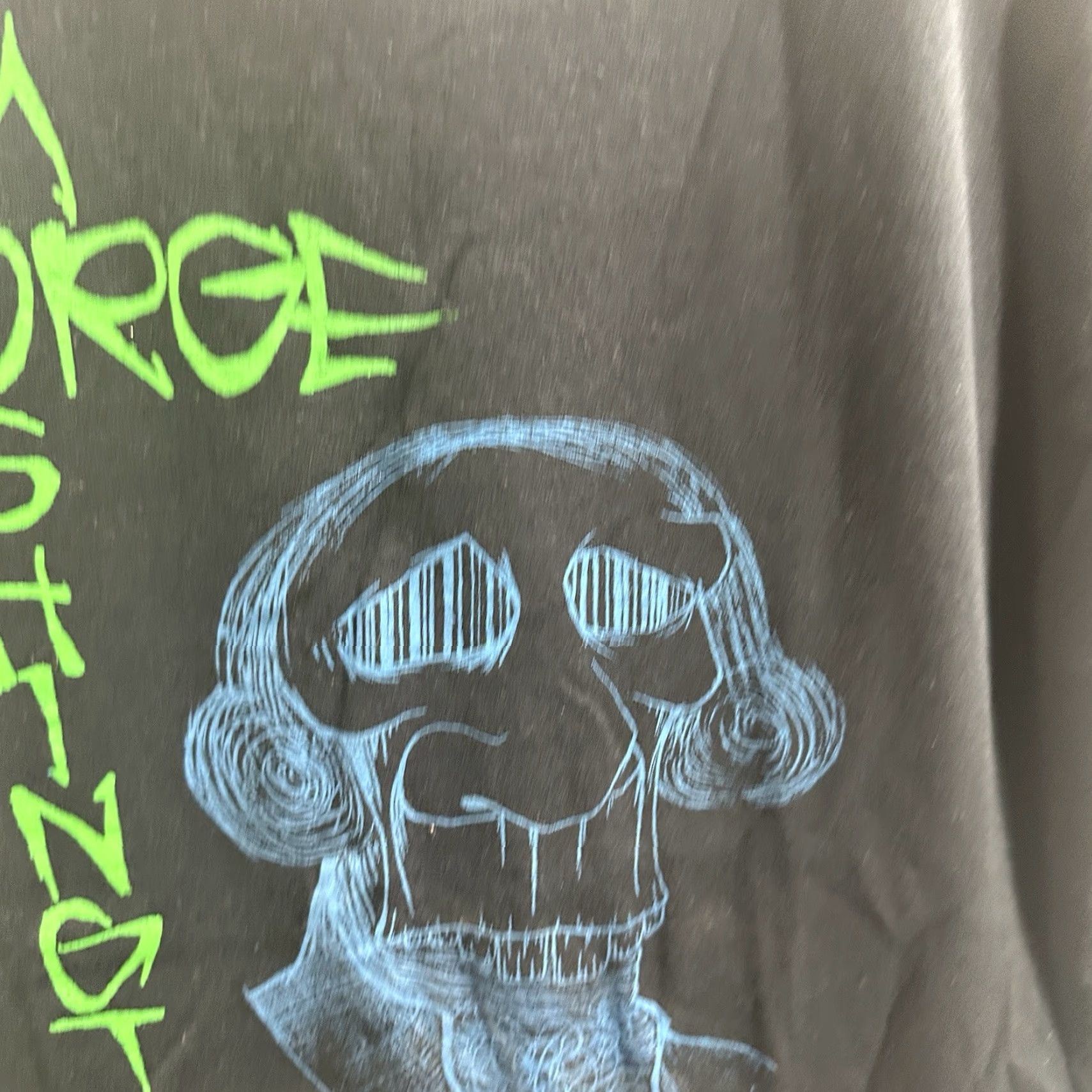 Fruit Of The Loom VINTAGE George Moshington Shirt Mens M Black 90s Punk Grunge Band Tee Phx Unruh Size US M / EU 48-50 / 2 - 3 Thumbnail