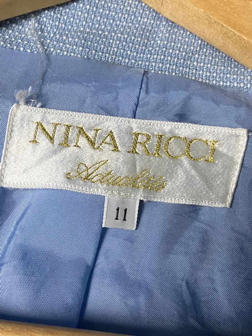 Japanese Brand Nina Ricci Double Breasted Blazer (148) Size US XXS / EU 40 - 6 Thumbnail