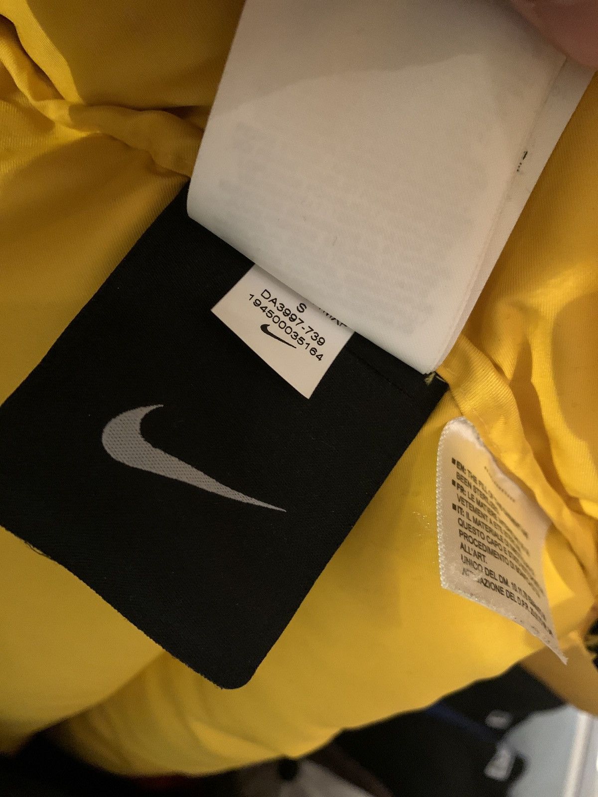 Nike Nocta Yellow Sunset Puffer Jacket | Grailed