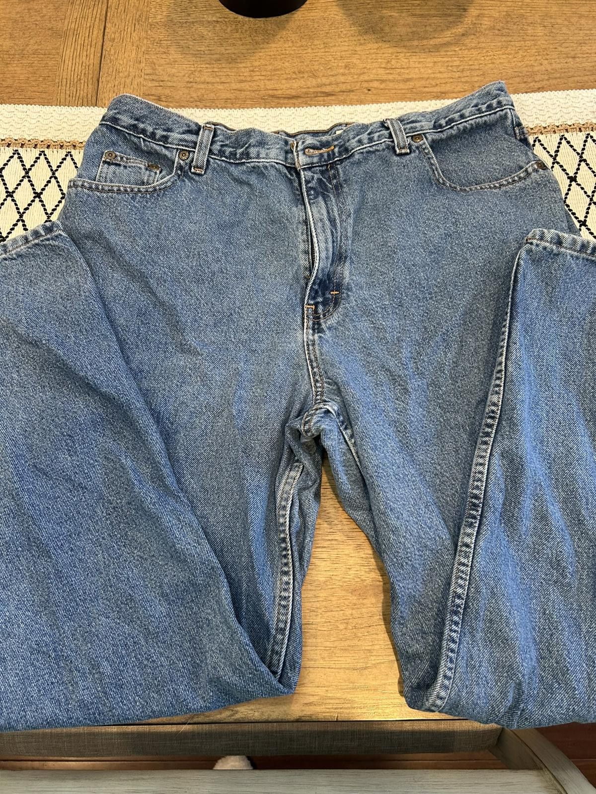Eddie Bauer Eddie Bauer Classic Blue Denim Jeans Size 40" / US 18 - 1 Thumbnail