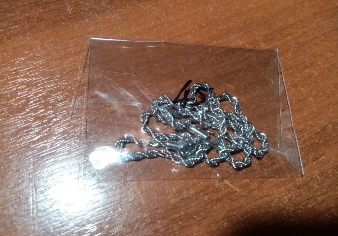 Other 45 CM Silver Color Rope Chain Necklace Size ONE SIZE - 4 Thumbnail