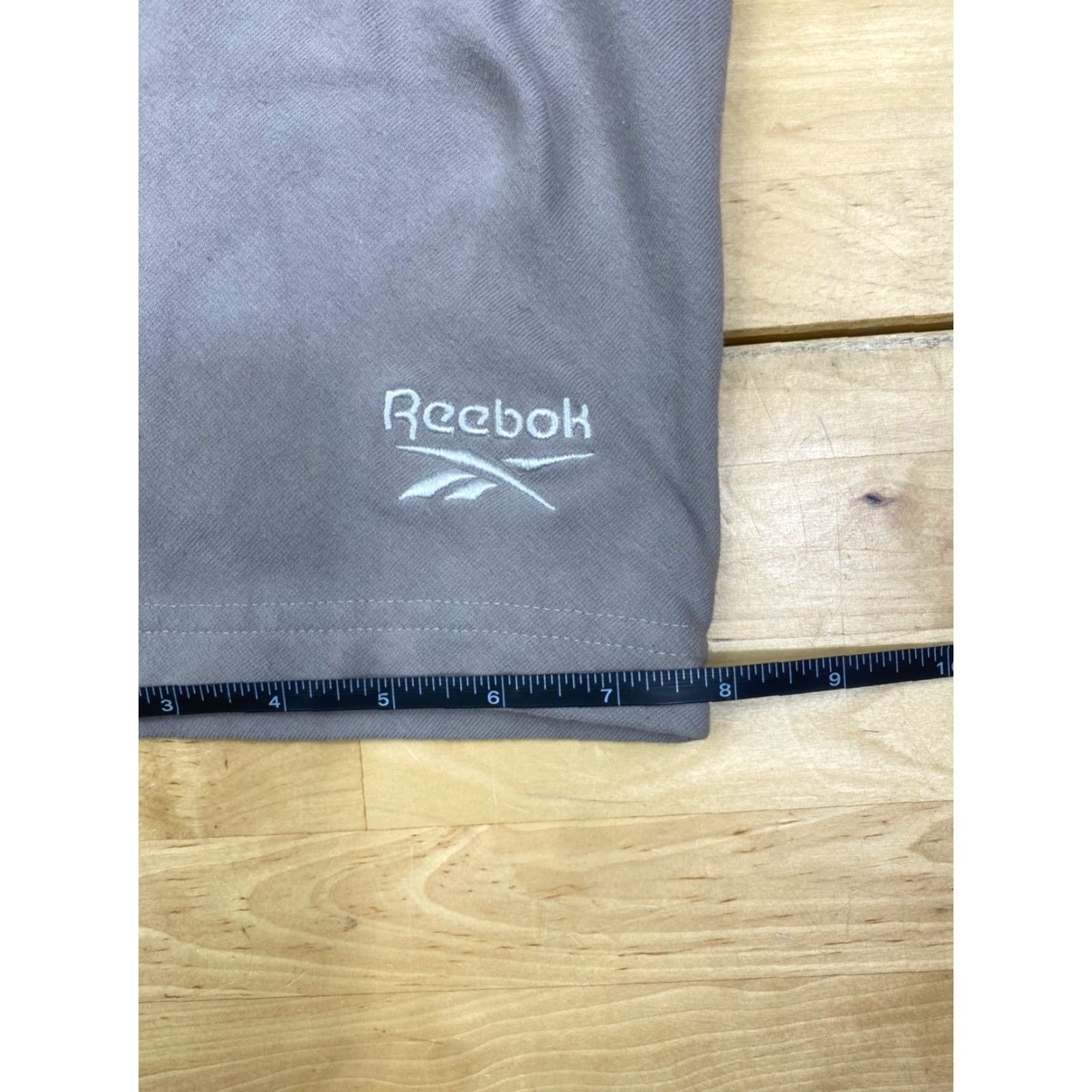 Reebok VINTAGE Reebok Biker Shorts Womens M Gray Activewear Gym Training Running 7121 Size 32" / US 10 / IT 46 - 7 Thumbnail