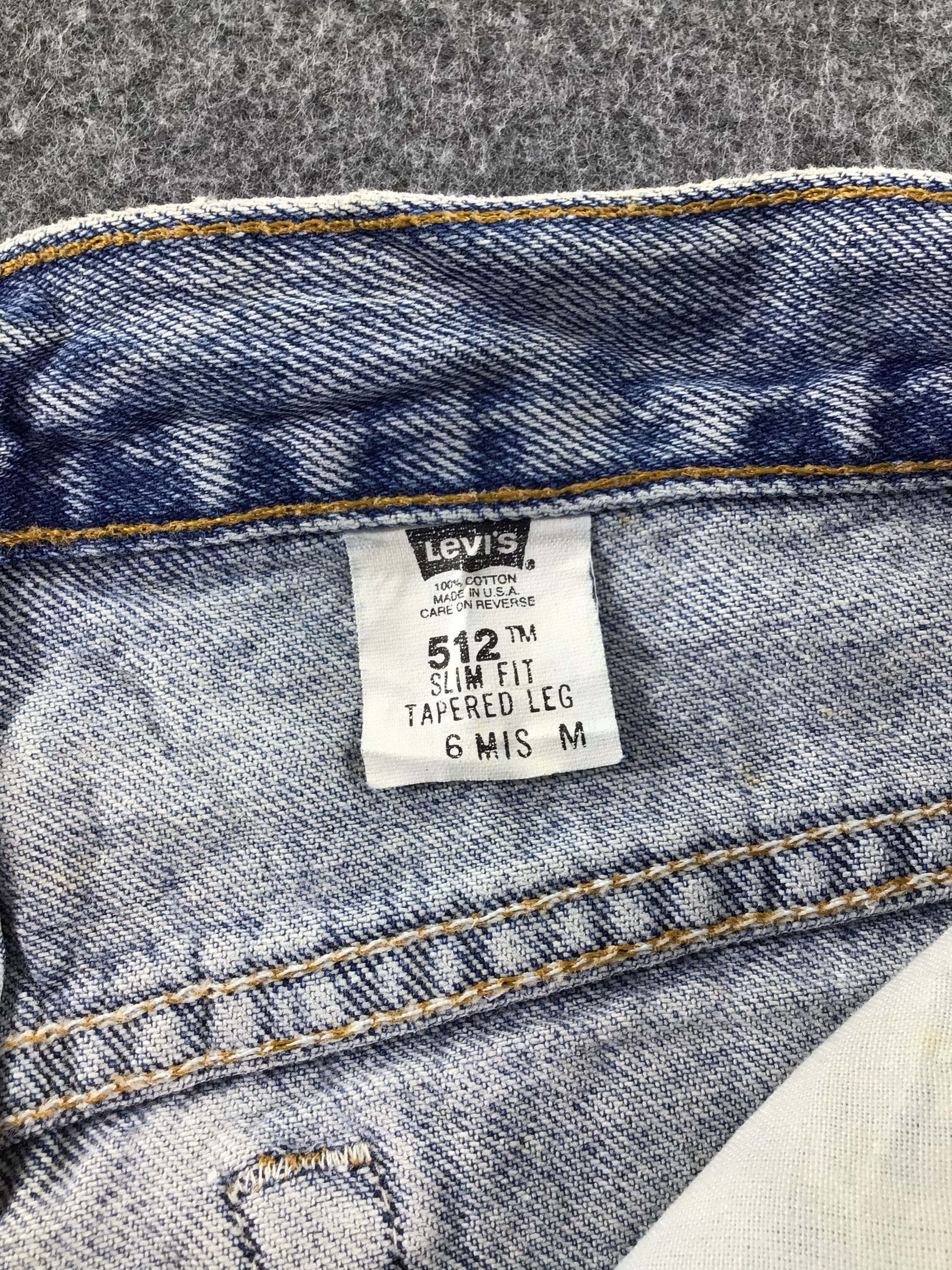 Levi's Vintage Levis 512 Jeans-J611 Size US 27 - 9 Thumbnail