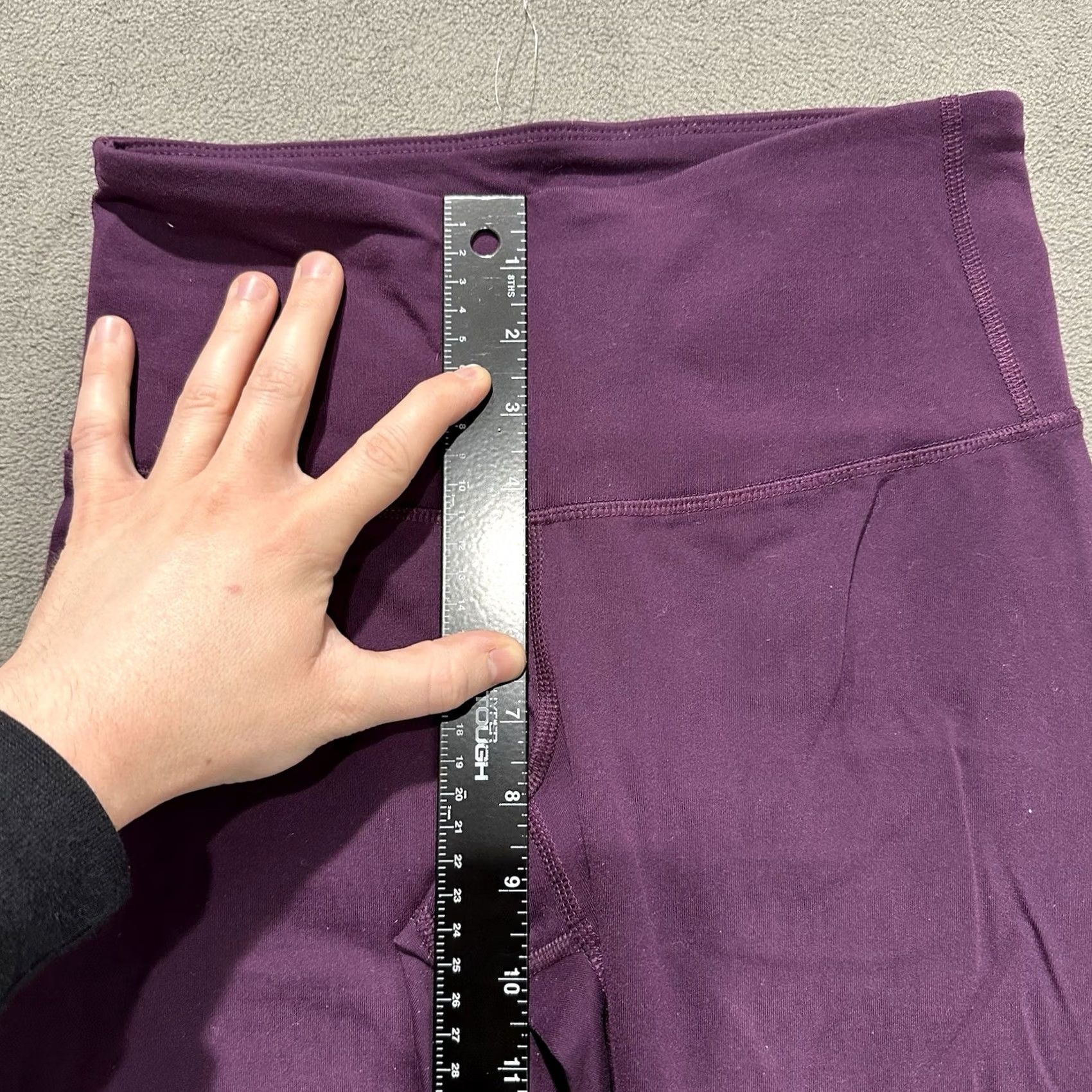 Old Navy Old Navy Leggings Womens Small Purple Go Dry Yoga Ankle Stretch EUC Size 28" / US 6 / IT 42 - 5 Thumbnail