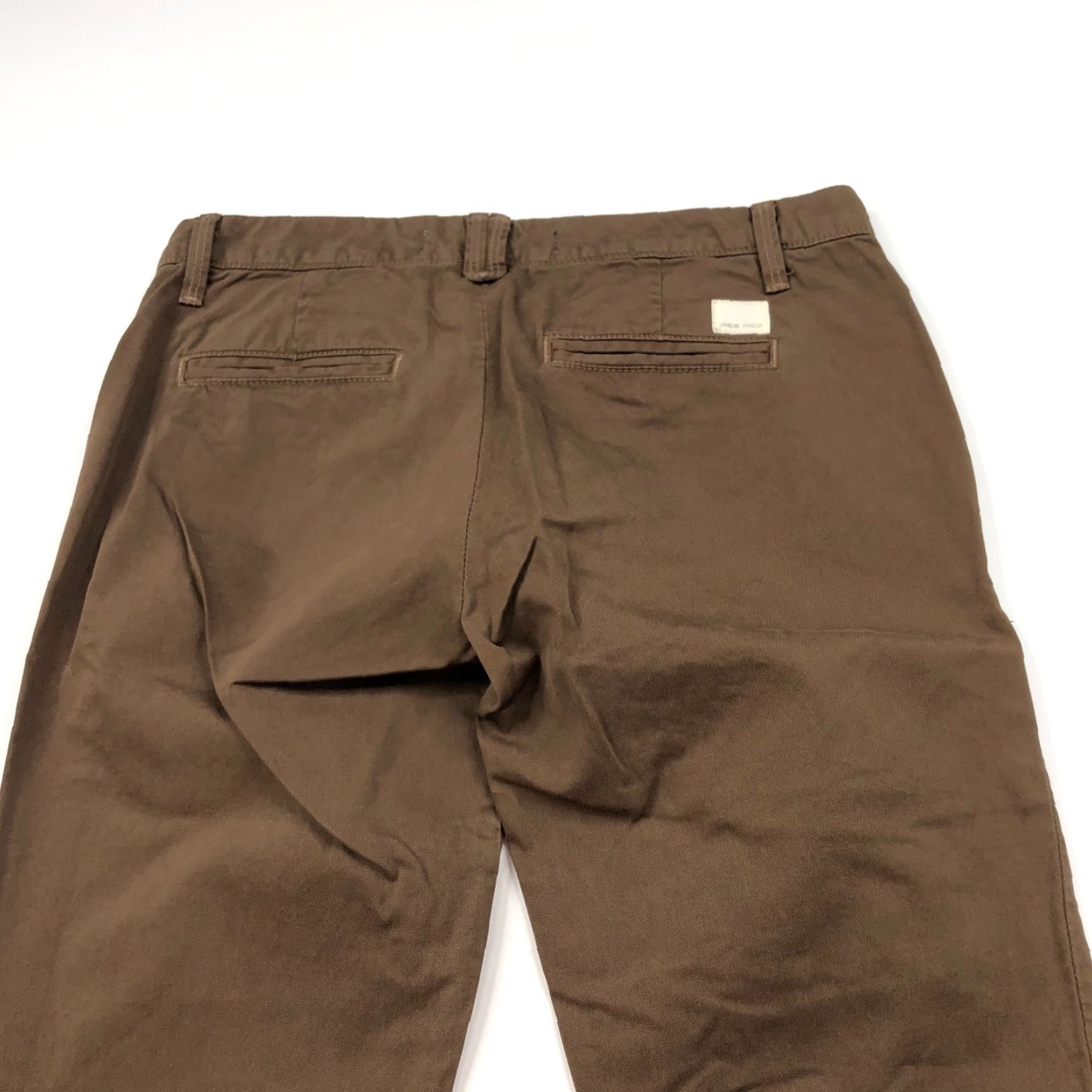 Vince Vince Rover 26 Low Rise Straight Chino Pants Brown Womens Regular 29W 25L Front Pockets Cotton Vintage No N/A Size 26" / US 2 / IT 38 - 2 Thumbnail