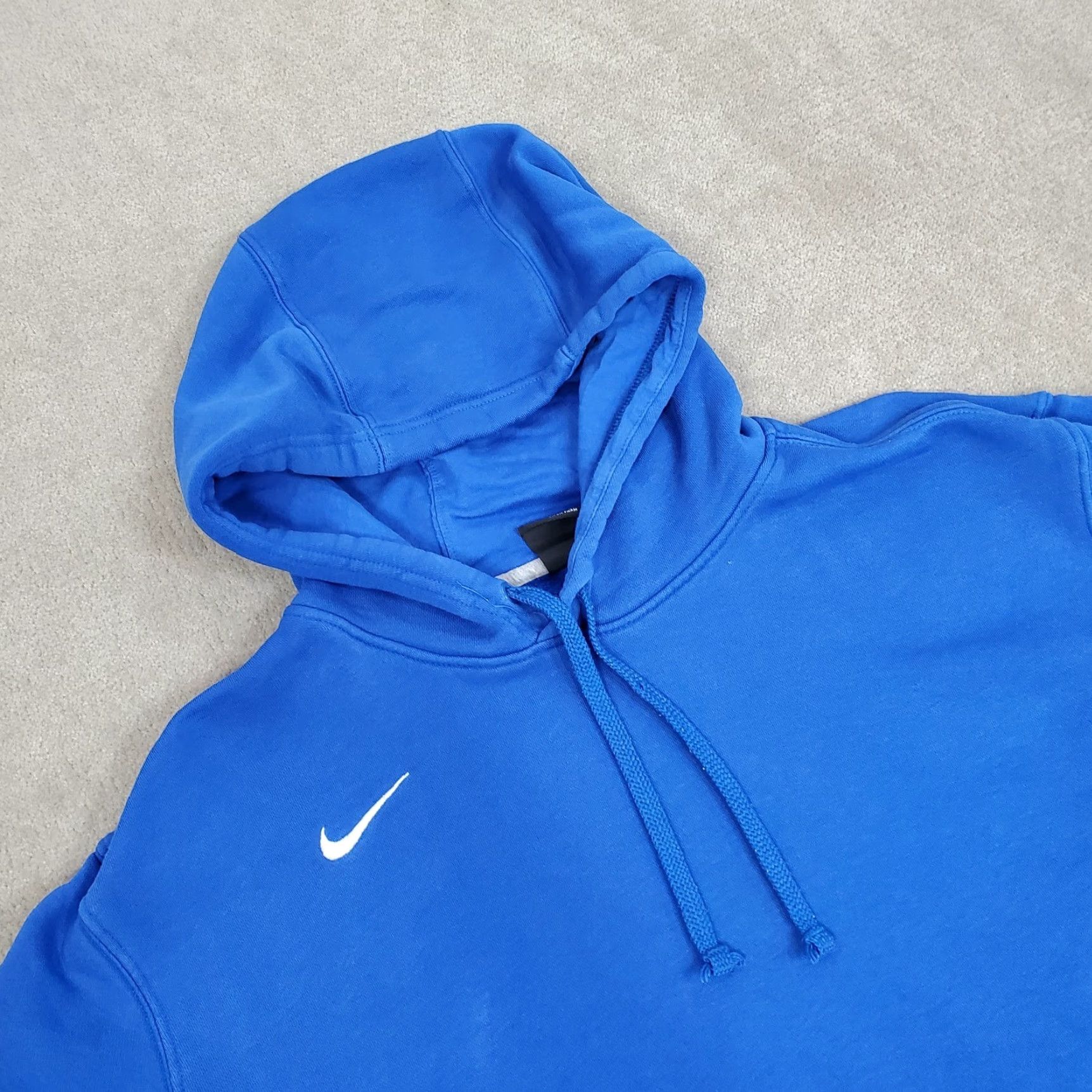 Nike Nike Hoodie Mens 2XL Blue Pullover Sweatshirt Essential Swoosh Logo Size US XXL / EU 58 / 5 - 2 Thumbnail