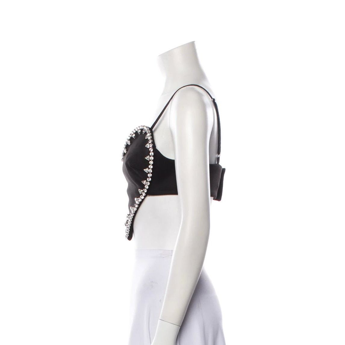 Area AREA V-Neck Sleeveless Crop Top Size S / US 4 / IT 40 - 2 Thumbnail