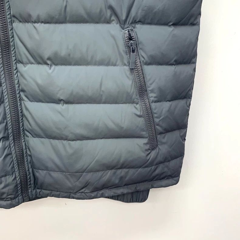 Thom Browne Thom browne Blue classic four-bar stand-up collar zipper do Size US XL / EU 56 / 4 - 4 Thumbnail