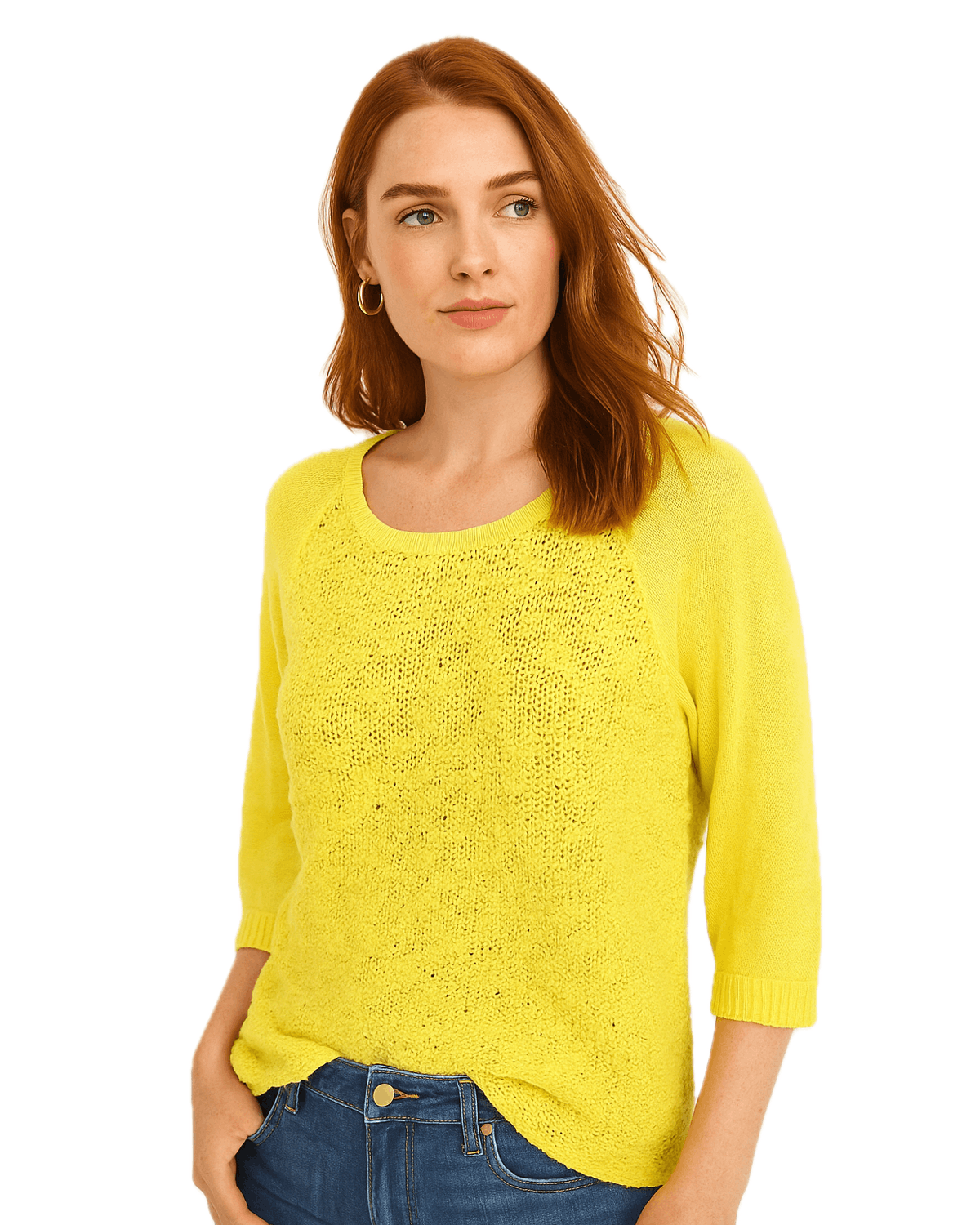 Anthropologie Anthropologie Chartreuse Knit Top Size M / US 6-8 / IT 42-44 - 1 Thumbnail