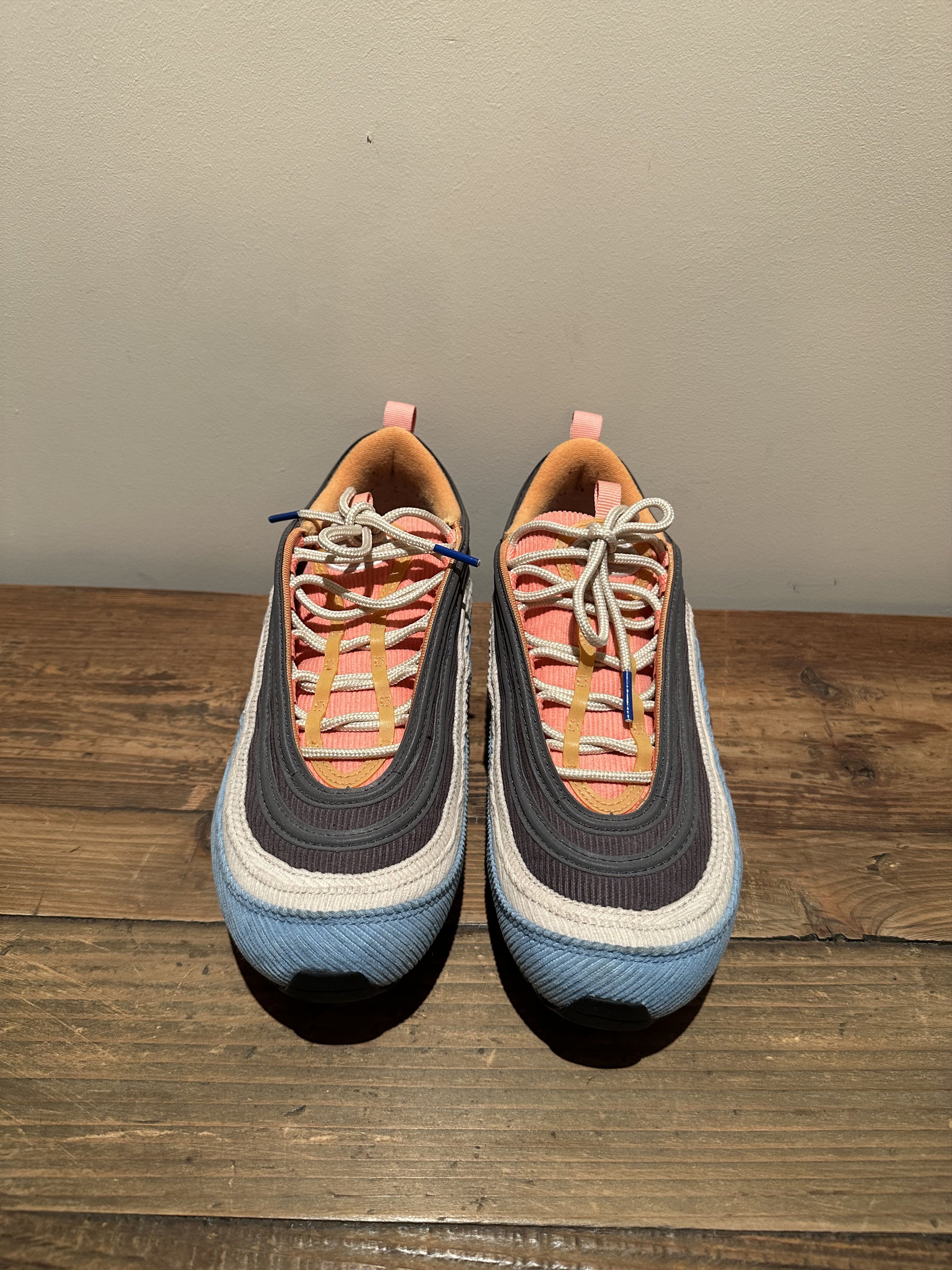 Nike Nike Air Max 97 Light Blue Corduroy Pack Size US 8.5 / EU 41-42 - 1 Thumbnail