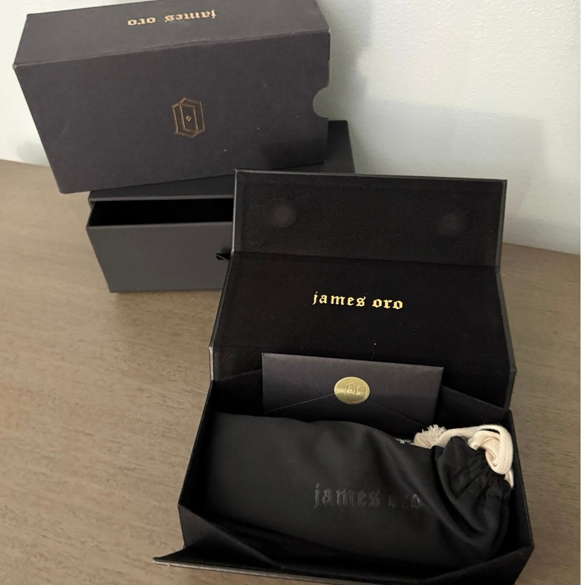 Oro Los Angeles James Oro Icon II Sunglasses Titan Black | Polarized Eyewear Size ONE SIZE - 10 Thumbnail