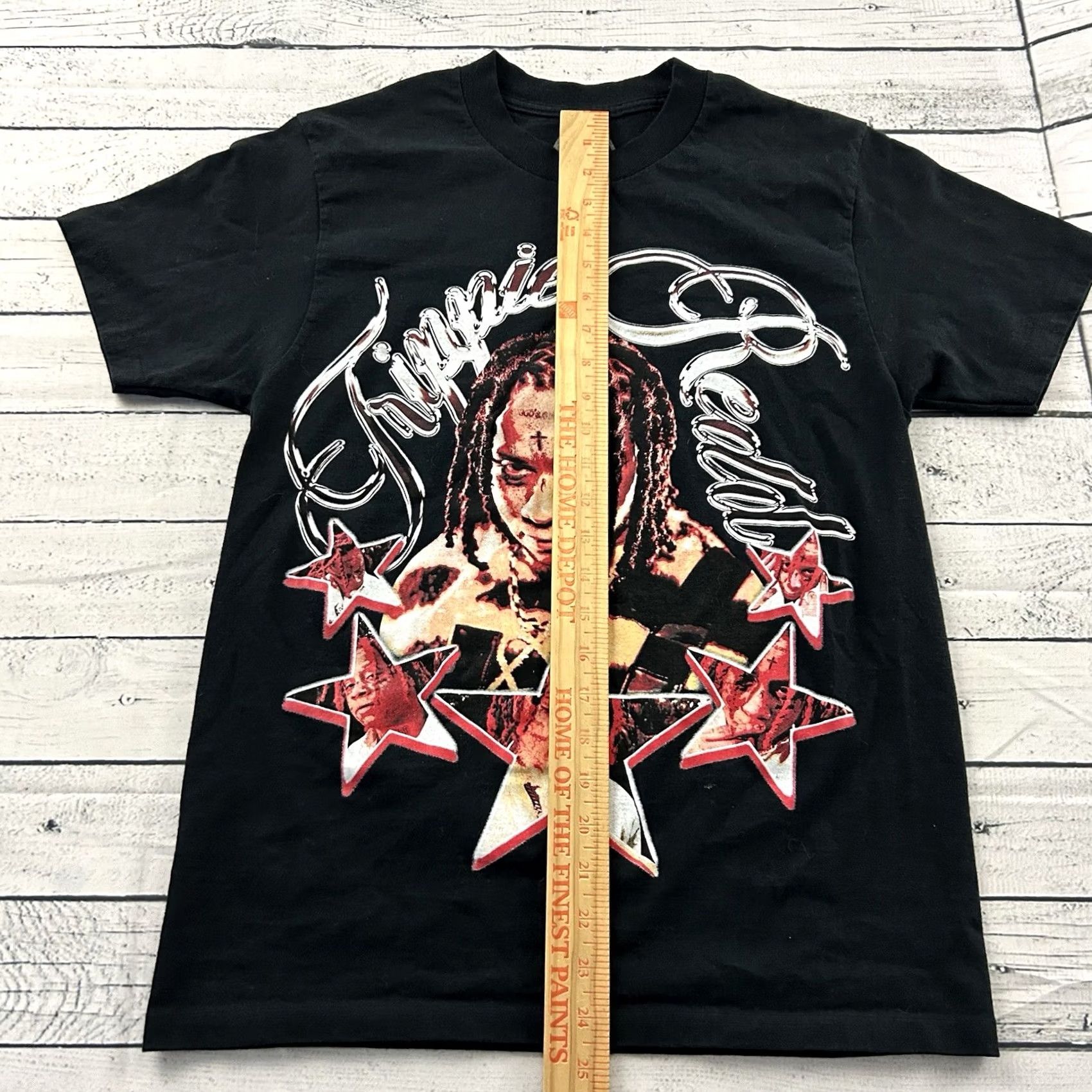 Vintage 1400 Trippie Redd Short Sleeve T-Shirt Men's Small Black Size US S / EU 44-46 / 1 - 3 Thumbnail
