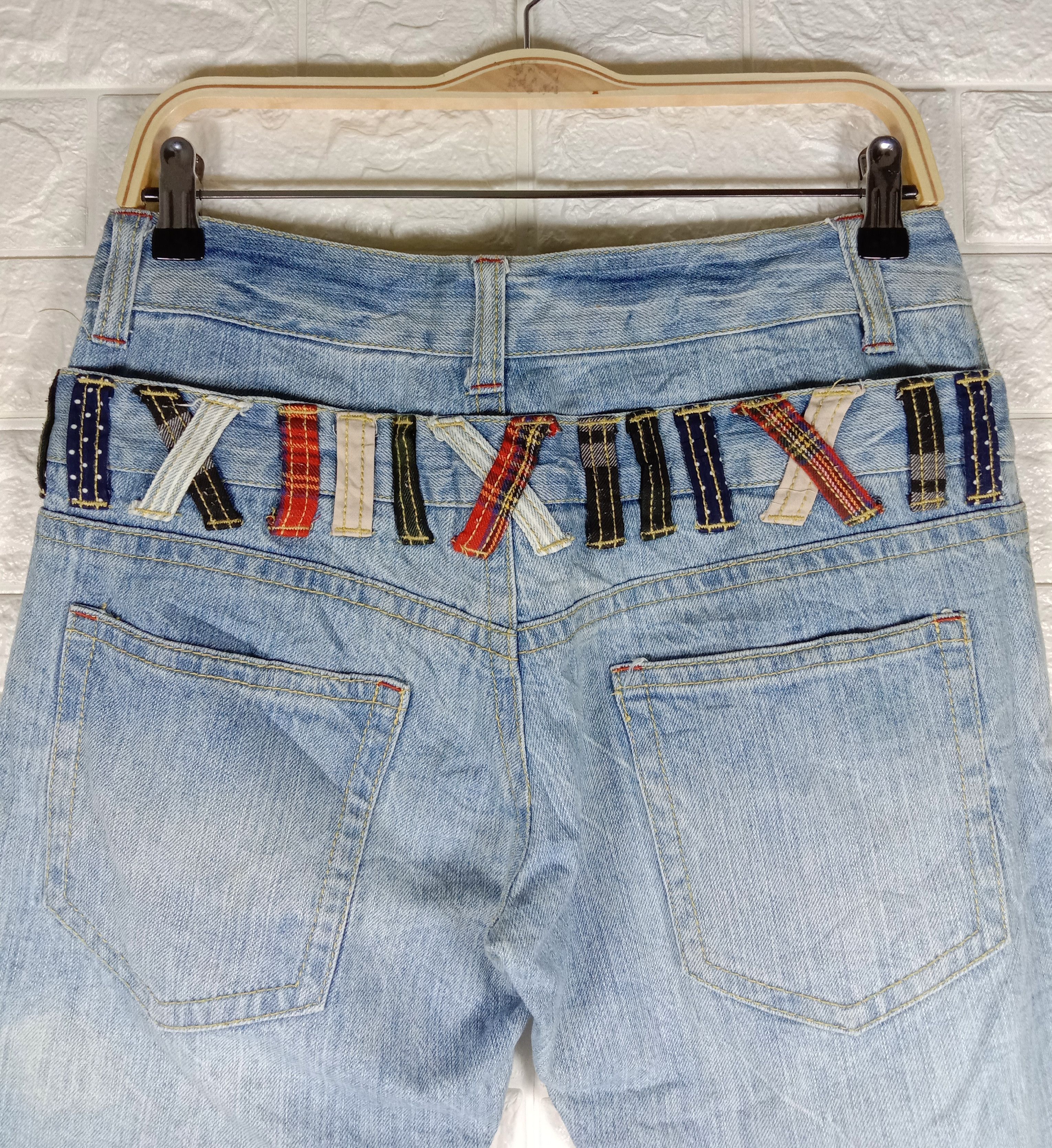 Japanese Brand Vintage Japanese Clef De Sol Double Waist Jeans Size US 31 - 6 Thumbnail