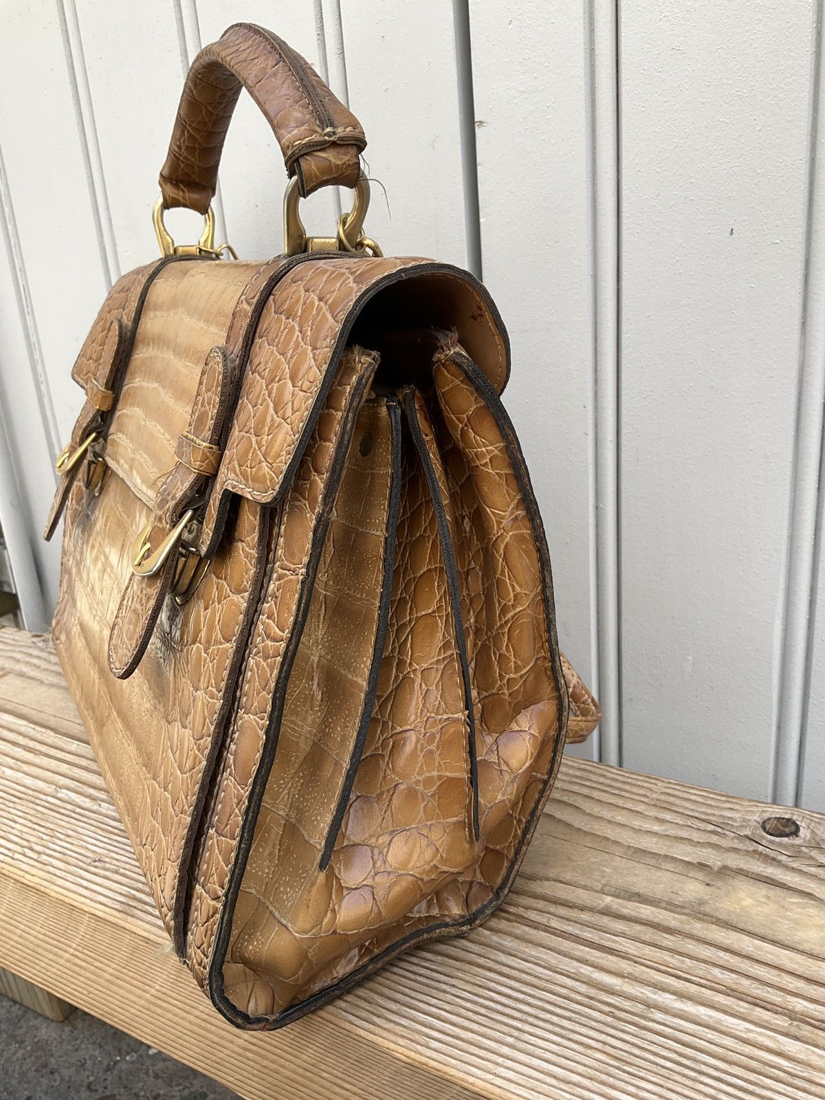 Vintage Vintage shoulder bag, python leather Size ONE SIZE - 8 Thumbnail
